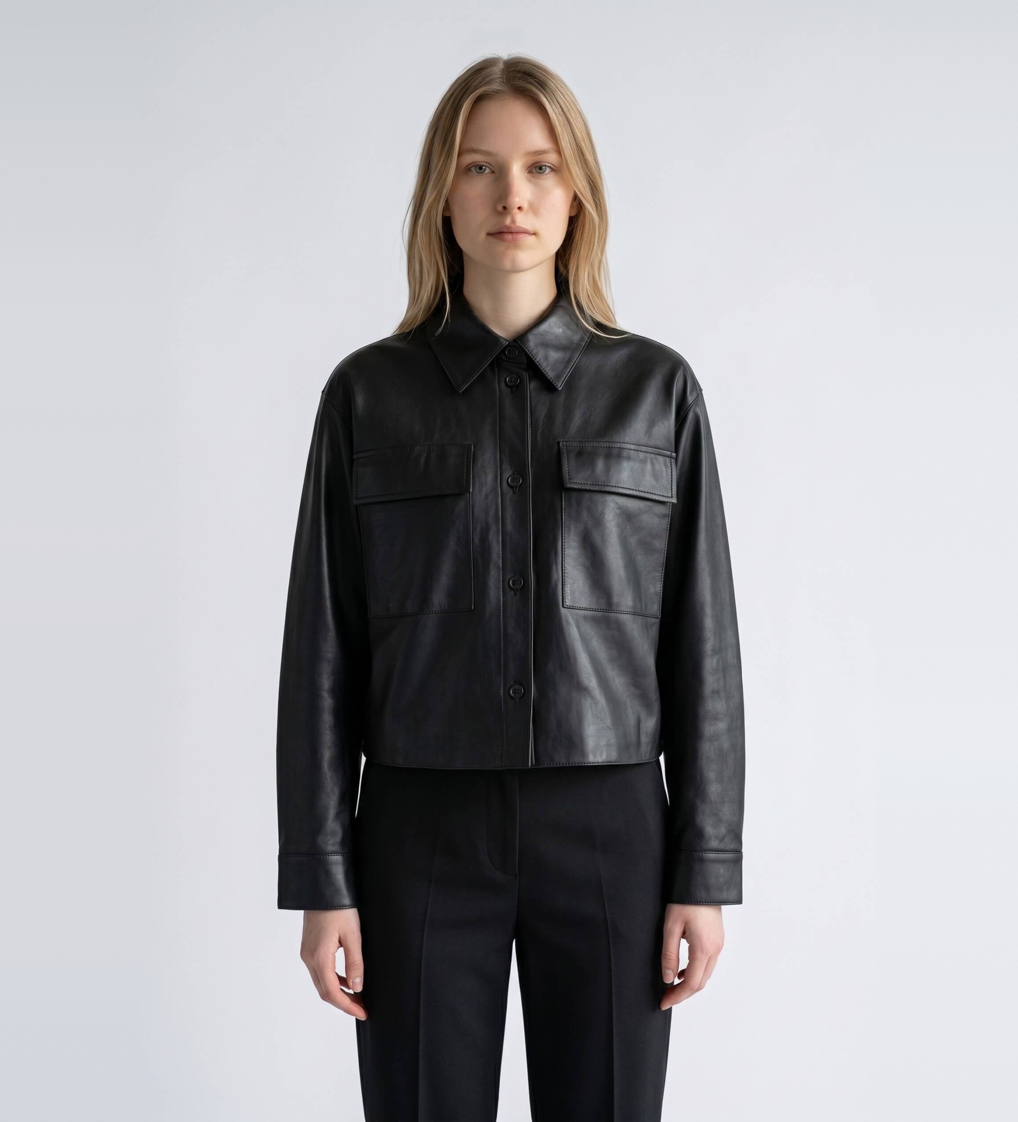 Weekend Max Mara für Damen. 2625446021650 Schwarze Lederjacke Piovra (36), Lässig