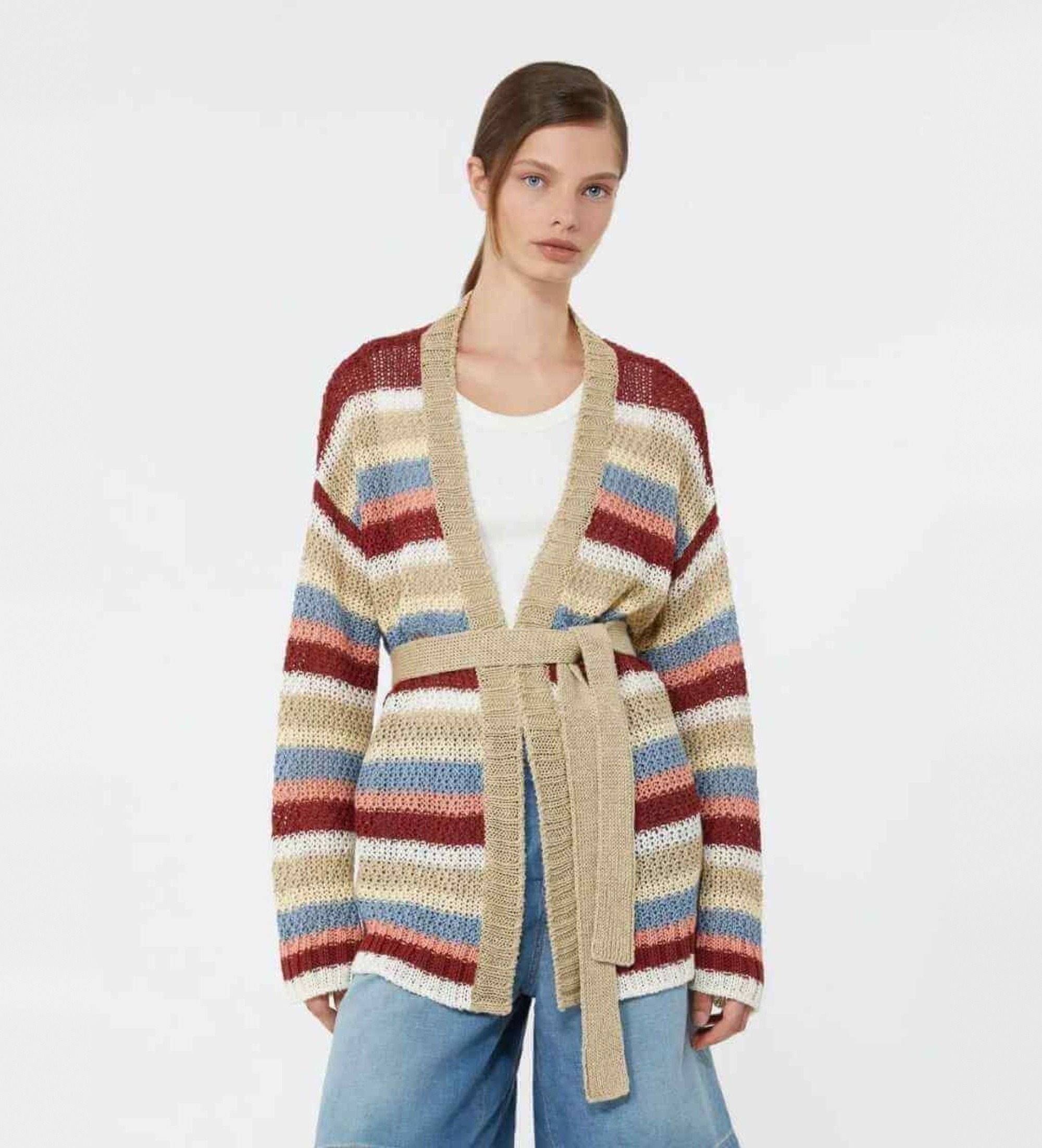 Weekend Max Mara für Damen. 2615341032600 Jacke aus Leinen Bonito mehrfarbig (M), Lässig
