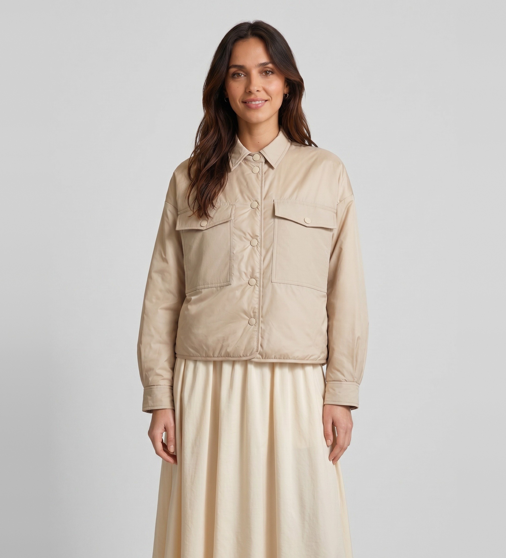 Weekend Max Mara für Damen. 2625486041650 Gesteppte Jacke Sughero beige (38), Lässig, Polyester