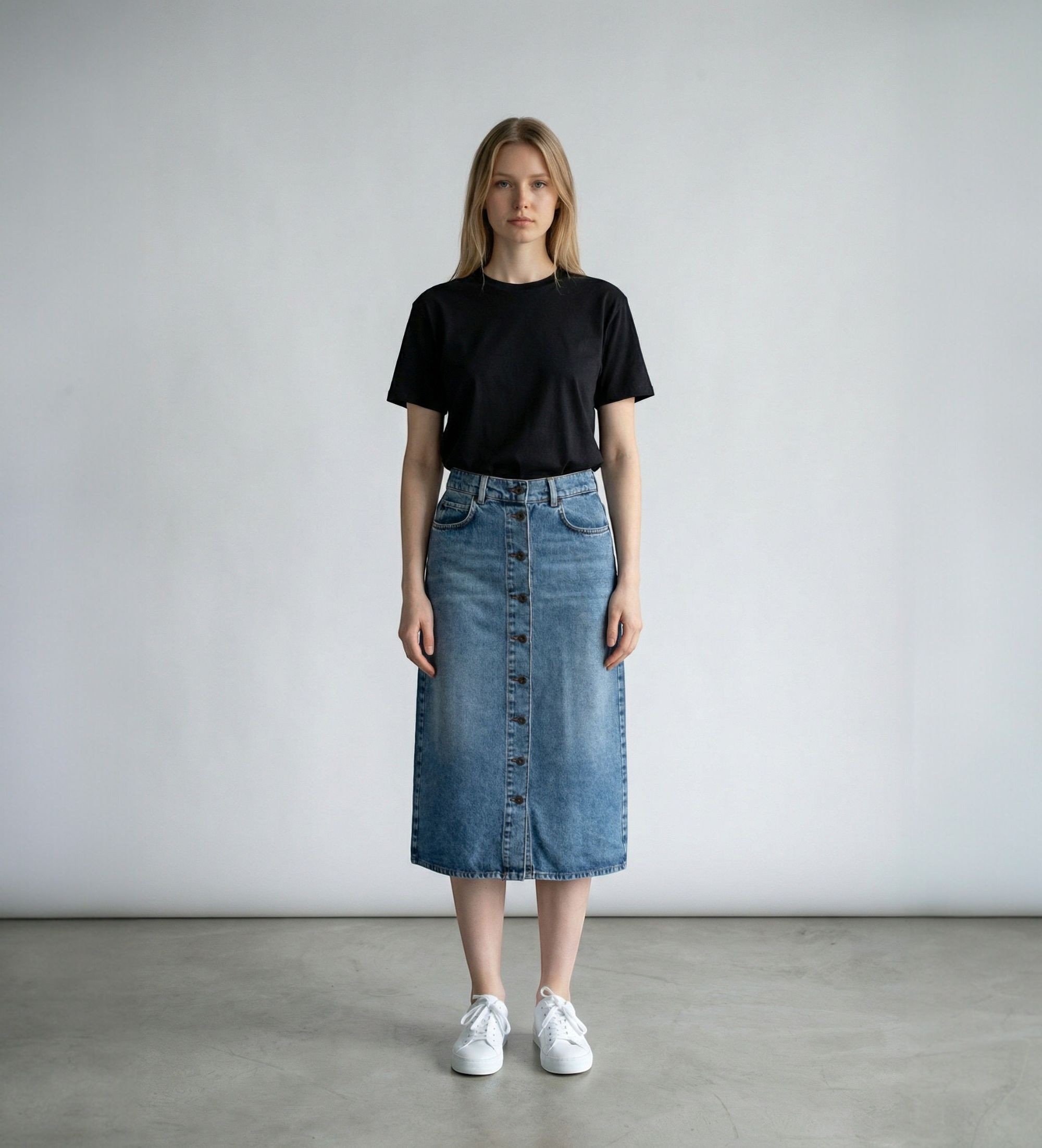 Weekend Max Mara für Damen. 2615101062600 Denim-Rock Asti (36), Blau, Lässig