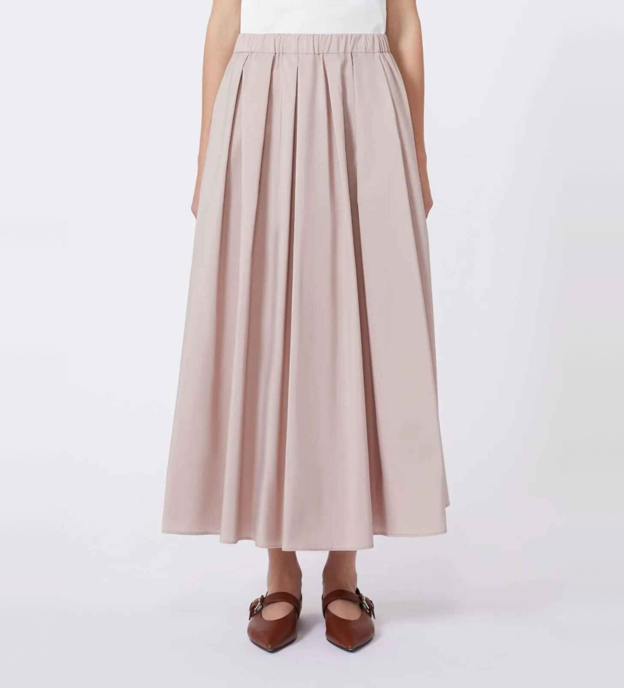 Weekend Max Mara für Damen. 2615101051600 Rock Curvato rosa (48), Lässig, Baumwolle