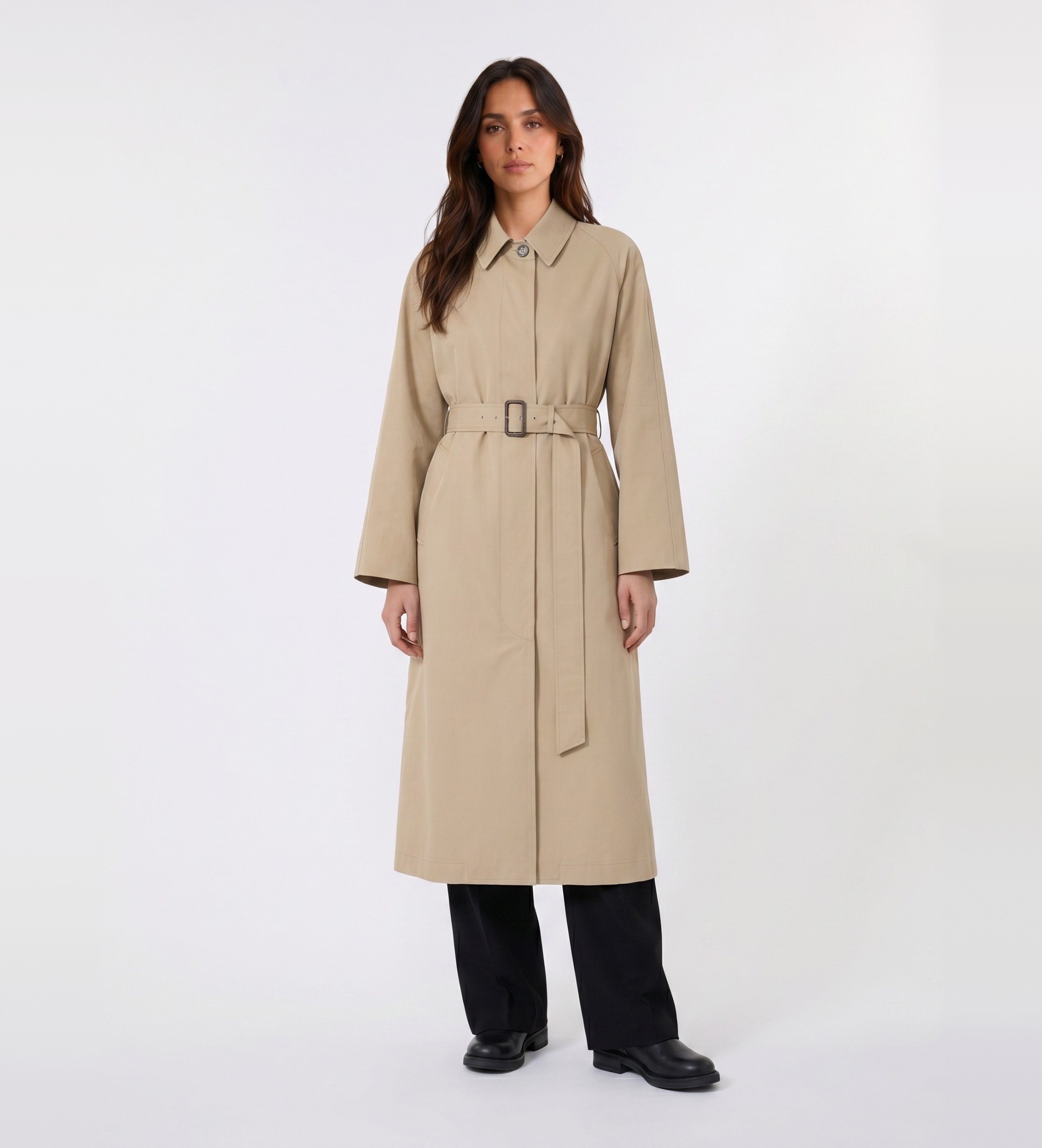 Weekend Max Mara für Damen. 2625026041650 Trenchcoat Angus beige (42), Lässig, Baumwolle, Klassisch