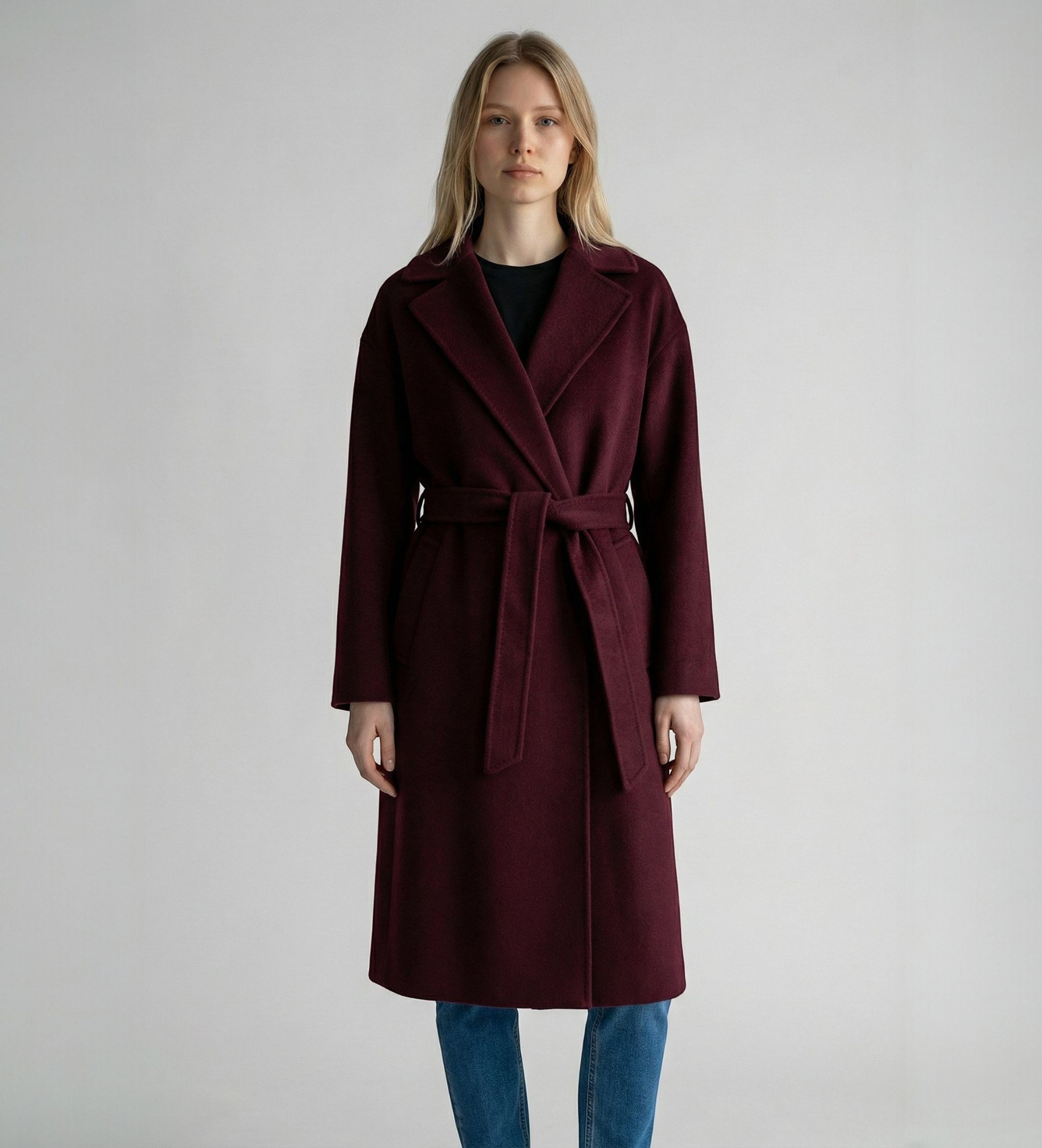Weekend Max Mara für Damen. 2615011011600 Mantel Civada granatrot (46), Lässig, Kastanienbraun, Wolle