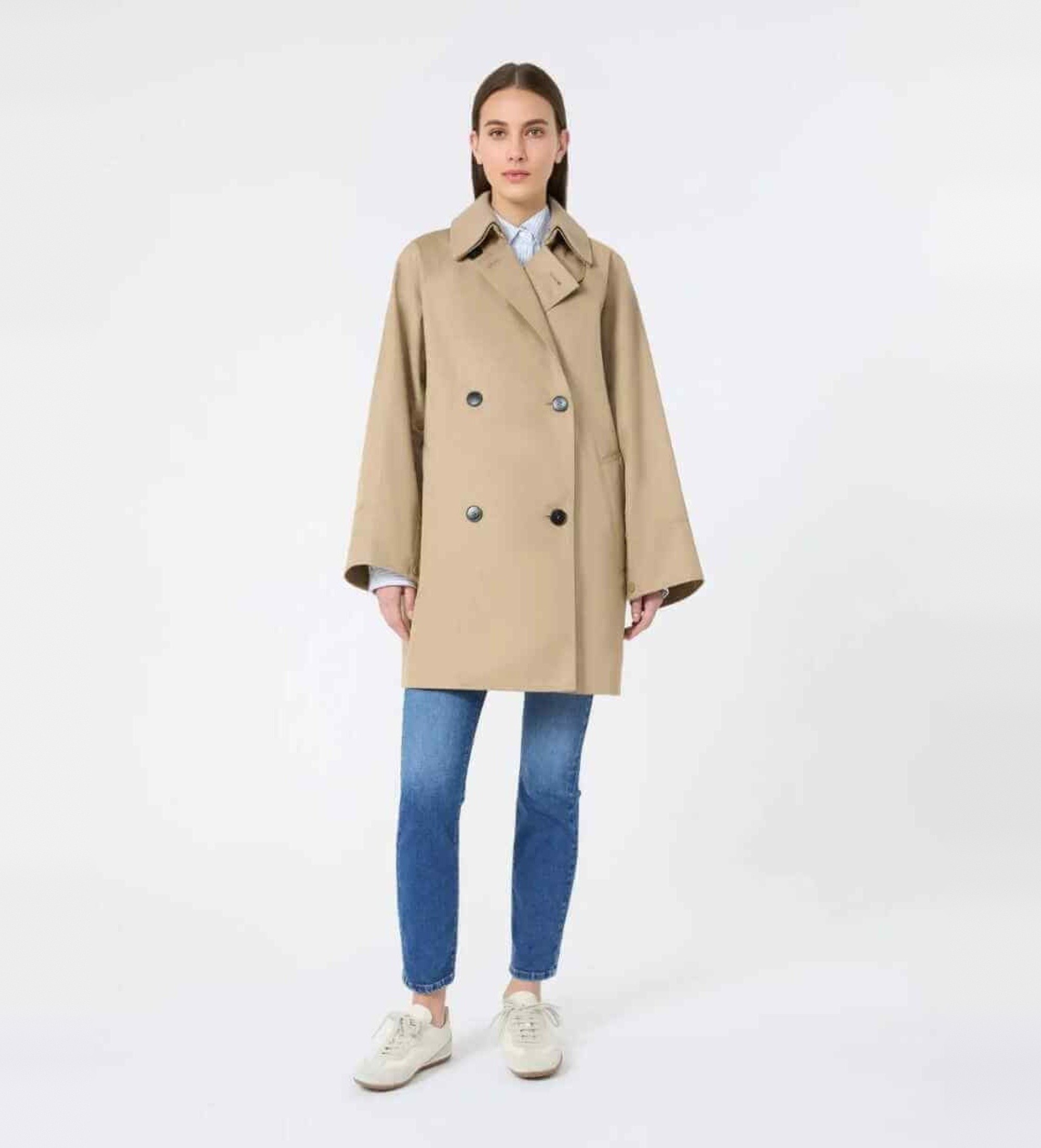 Weekend Max Mara für Damen. 2615021071600 Manna Trenchcoat beige (44), Lässig, Baumwolle