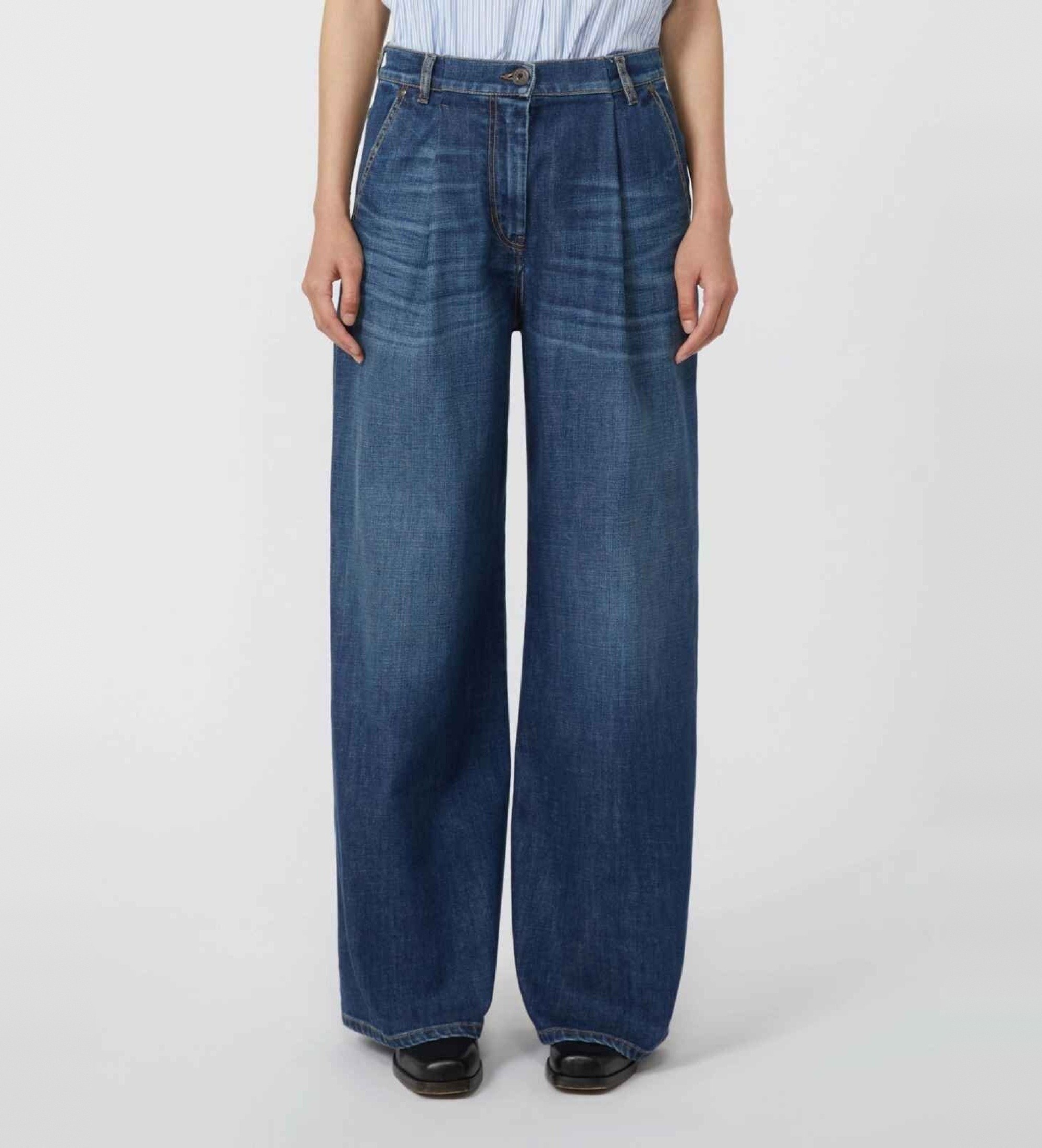 Weekend Max Mara für Damen. 2525186041600 Jeans Ortles blau (M), Lässig, Baumwolle