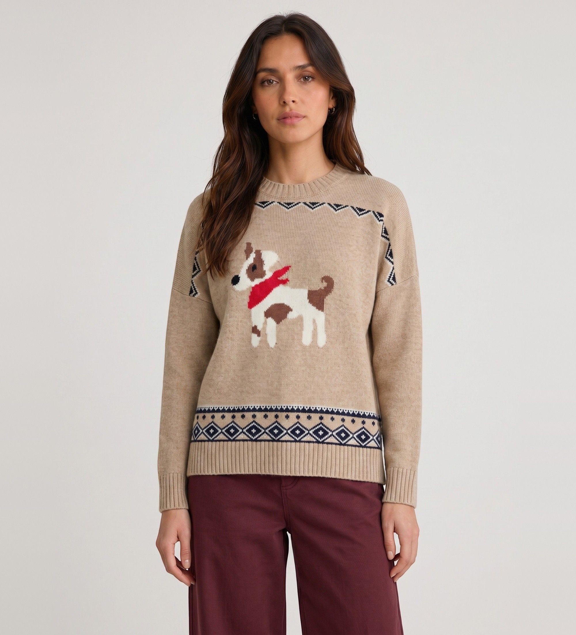 Weekend Max Mara für Damen. 2625366232650 Pavidi Strickpullover beige (S), Lässig, Wolle