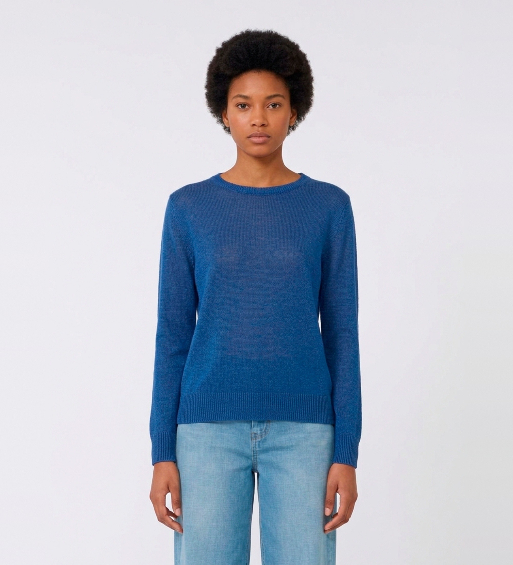 Weekend Max Mara für Damen. 2615361132600 Blaues Azteken-Sweatshirt (L), Lässig, Leinen