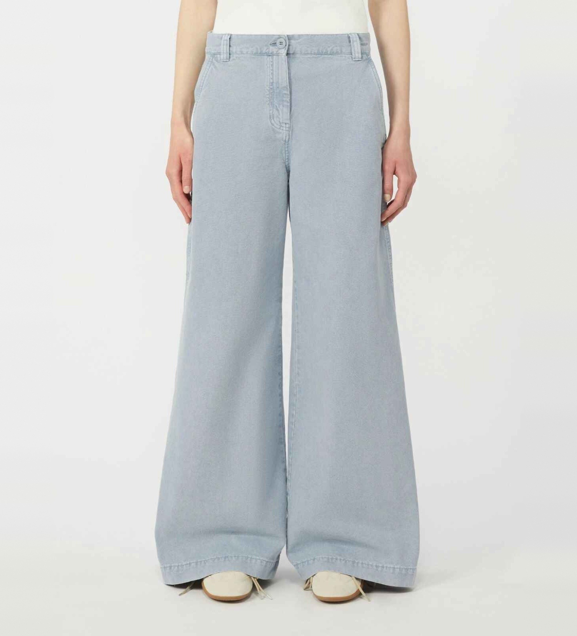 Weekend Max Mara für Damen. 2615131131600 Skipper-Hose blau (38), Baumwolle, Denim