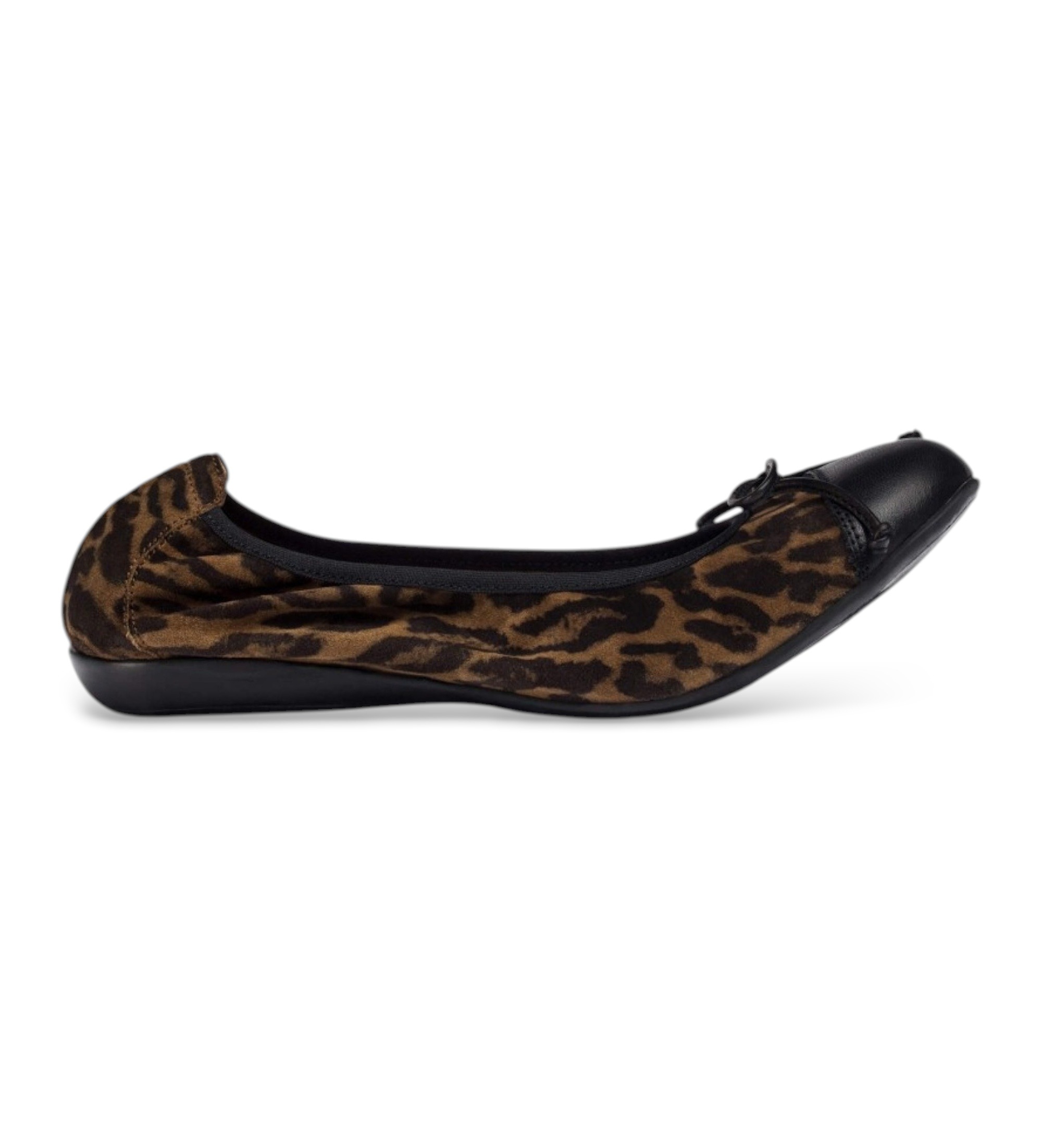 Wonders für Damen. A-6134_5578_11357 Ballerinas aus braunem Kalmar-Leder (38), Wohnung, Wildleder, Keine, Lässig, Tierdruck
