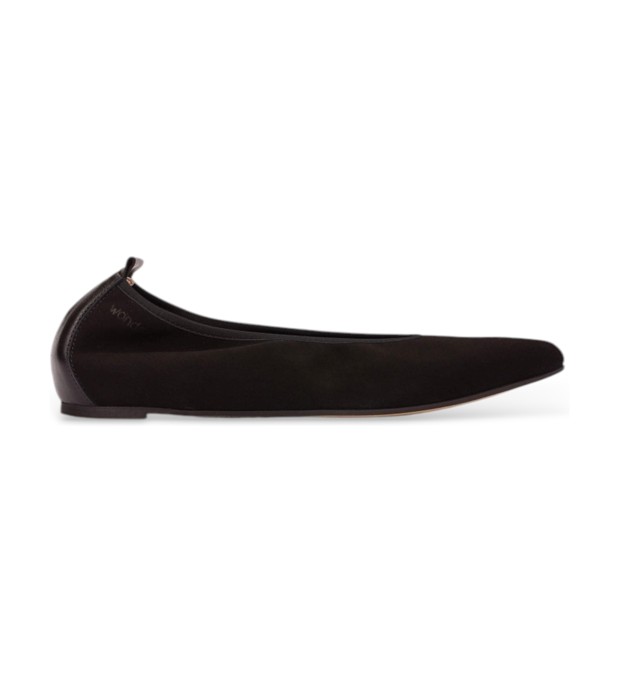 Wonders für Damen. A-3832_5700_5792 Ballerinas aus Leder Triana 32 Schwarz (38), Wohnung, Keine, Lässig
