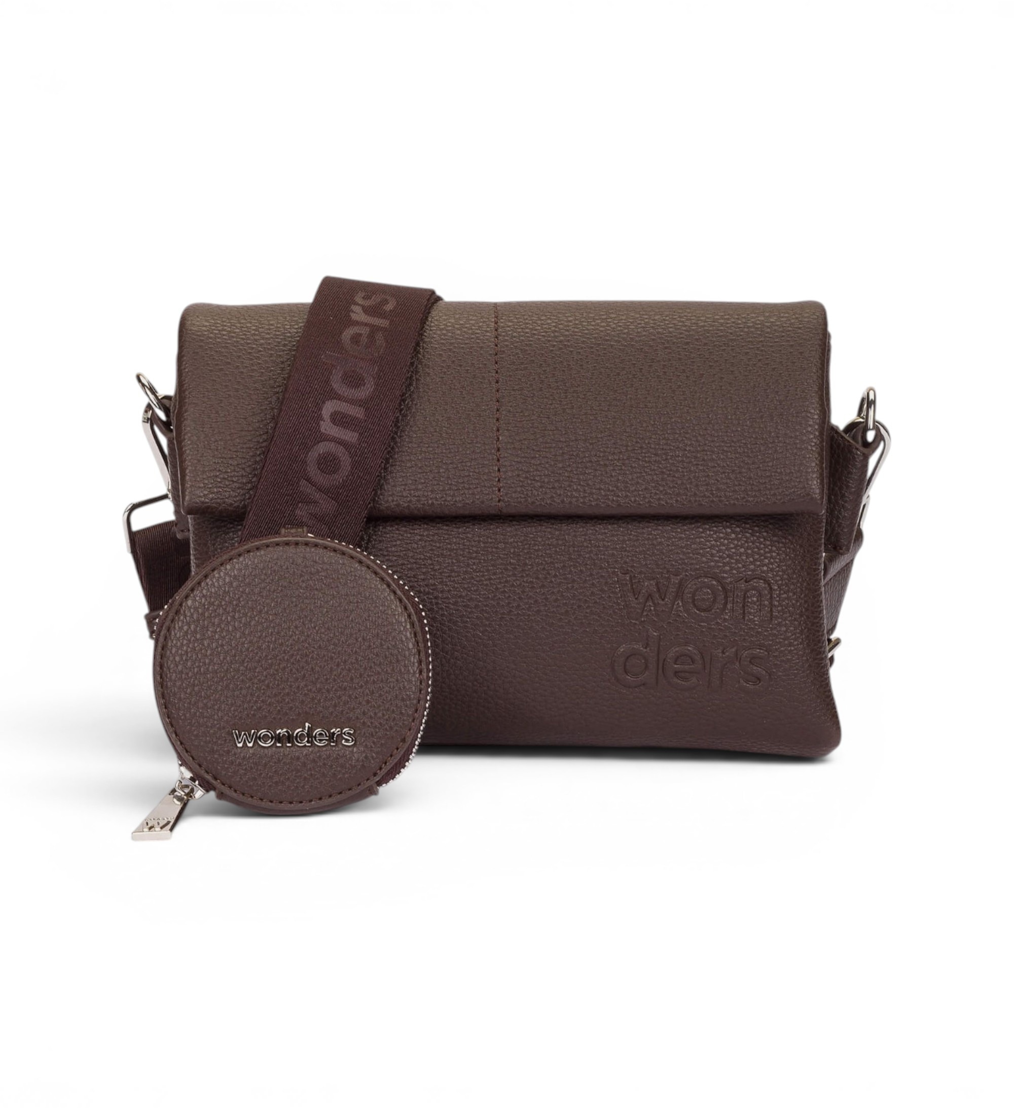 Wonders Unisex. WB-54020-C Braune Mirari-Tasche (OSFA), Lässig, Kunstleder, Polyurethan