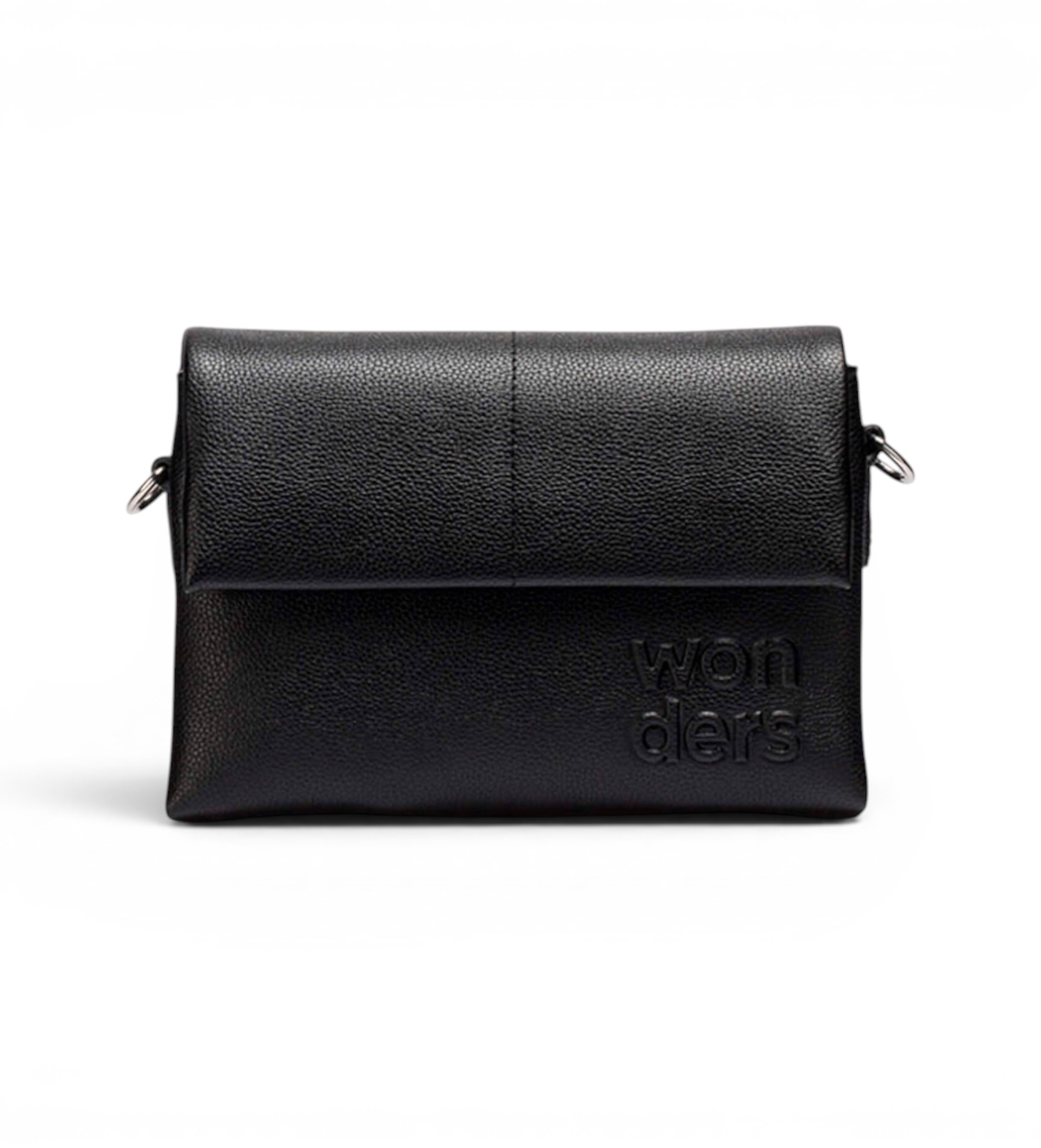 Wonders Unisex. WB-54020-C Schwarze Mirari-Tasche (OSFA), Lässig, Kunstleder, Polyurethan