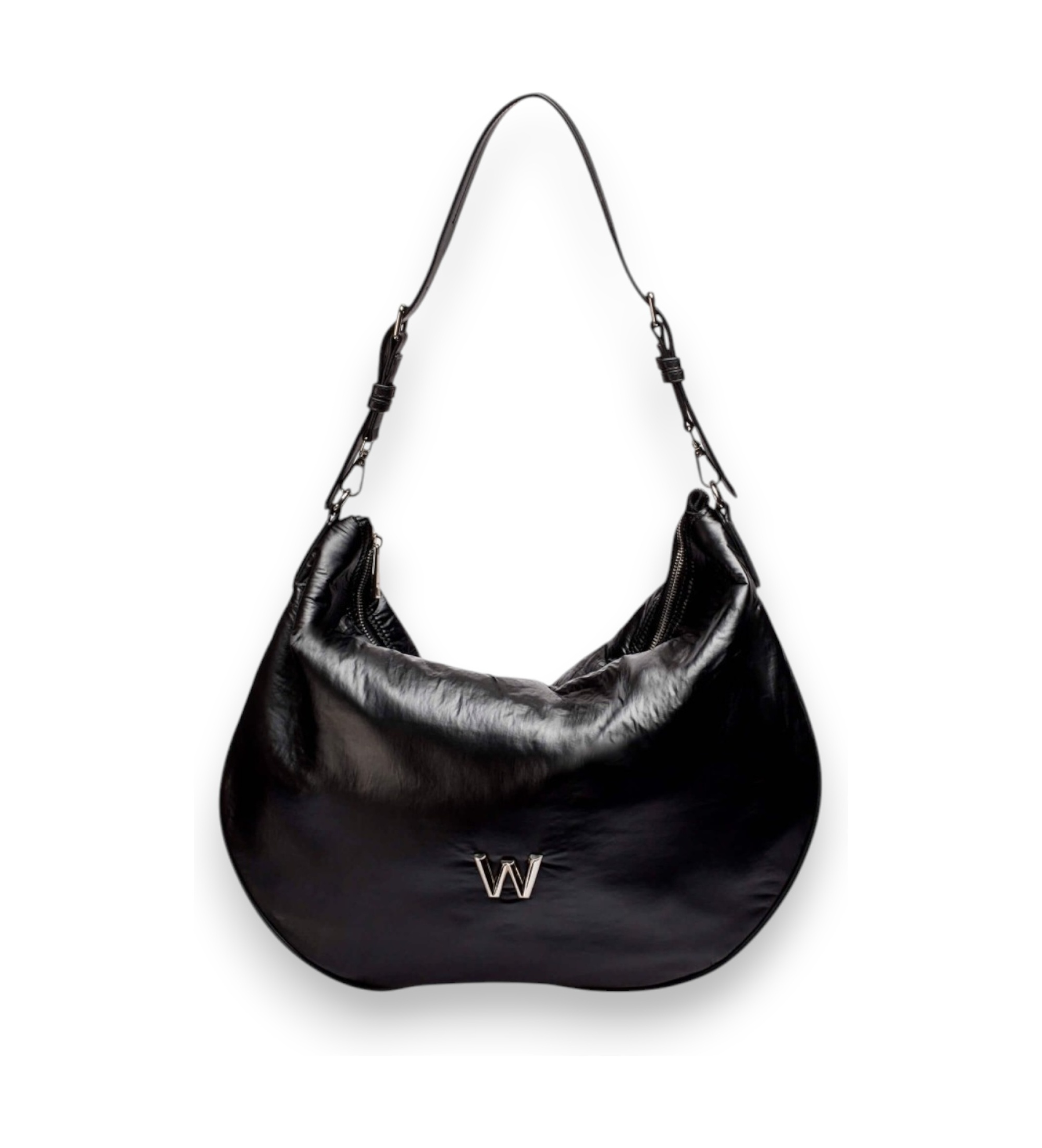 Wonders für Damen. WB-54025_5034_5792 Schwarze Gara-Tasche (OSFA), Lässig, Nylon