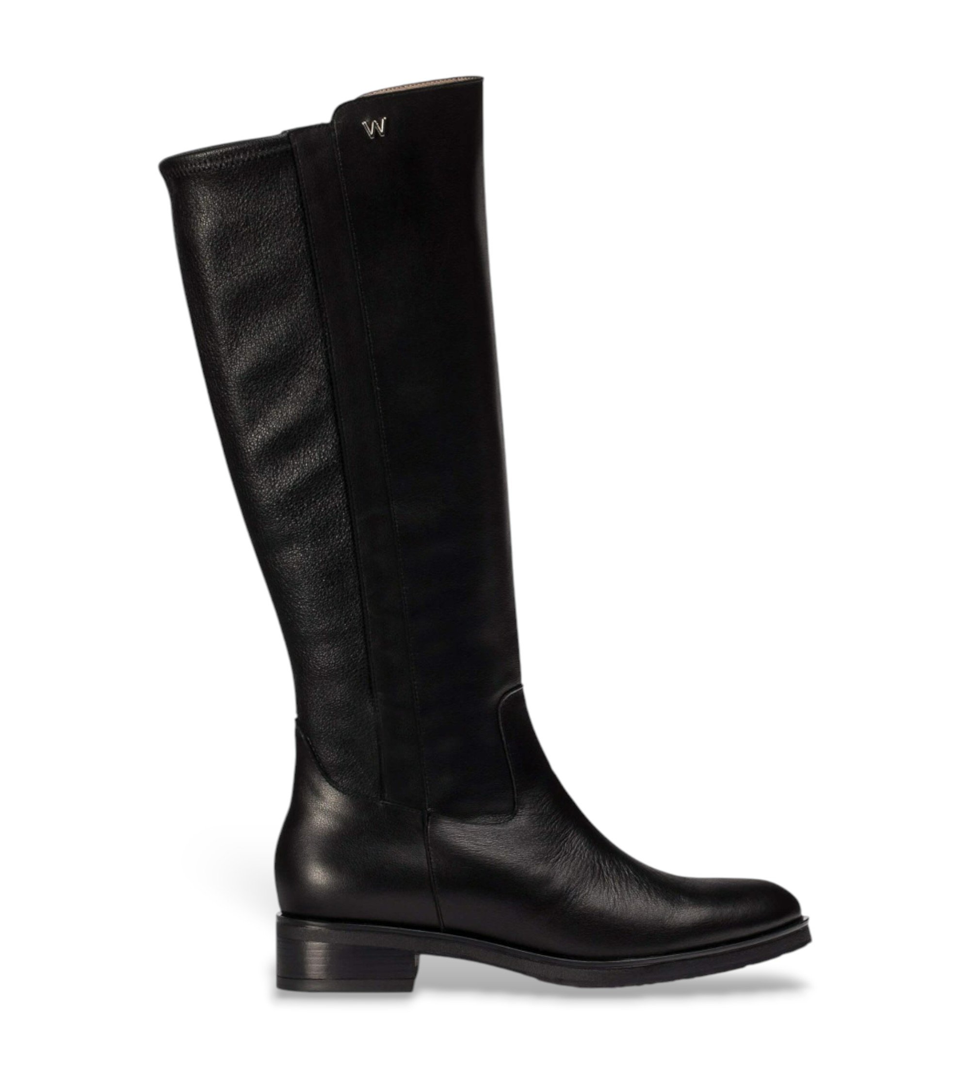 Wonders für Damen. C-54100 Codigre Stiefel schwarz (36), Leder, Wohnung, Reißverschluss, Lässig