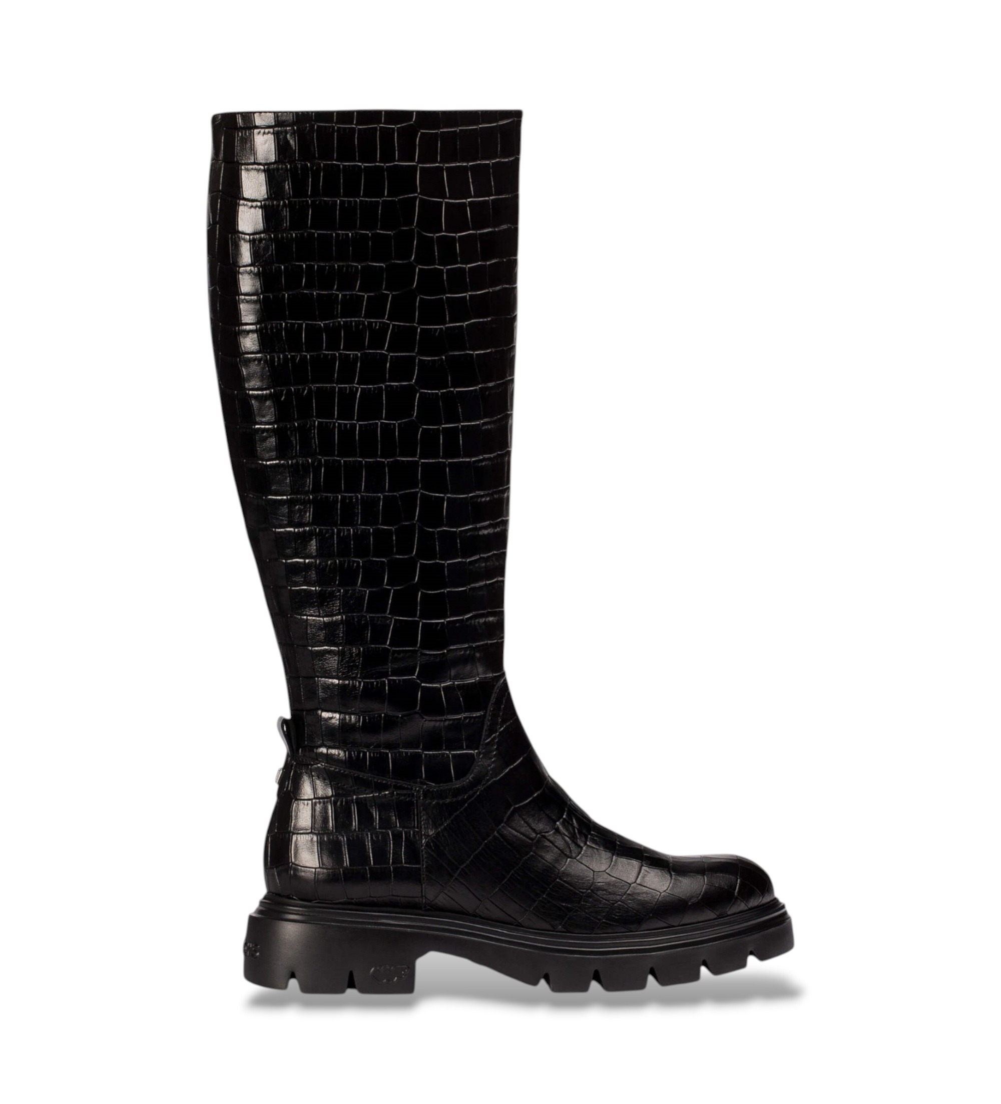 Wonders für Damen. A-4304_5634_5792 Stiefel Krakelee-Effekt Schwarz (37), 1 bis 3 cm, Reißverschluss, Lässig