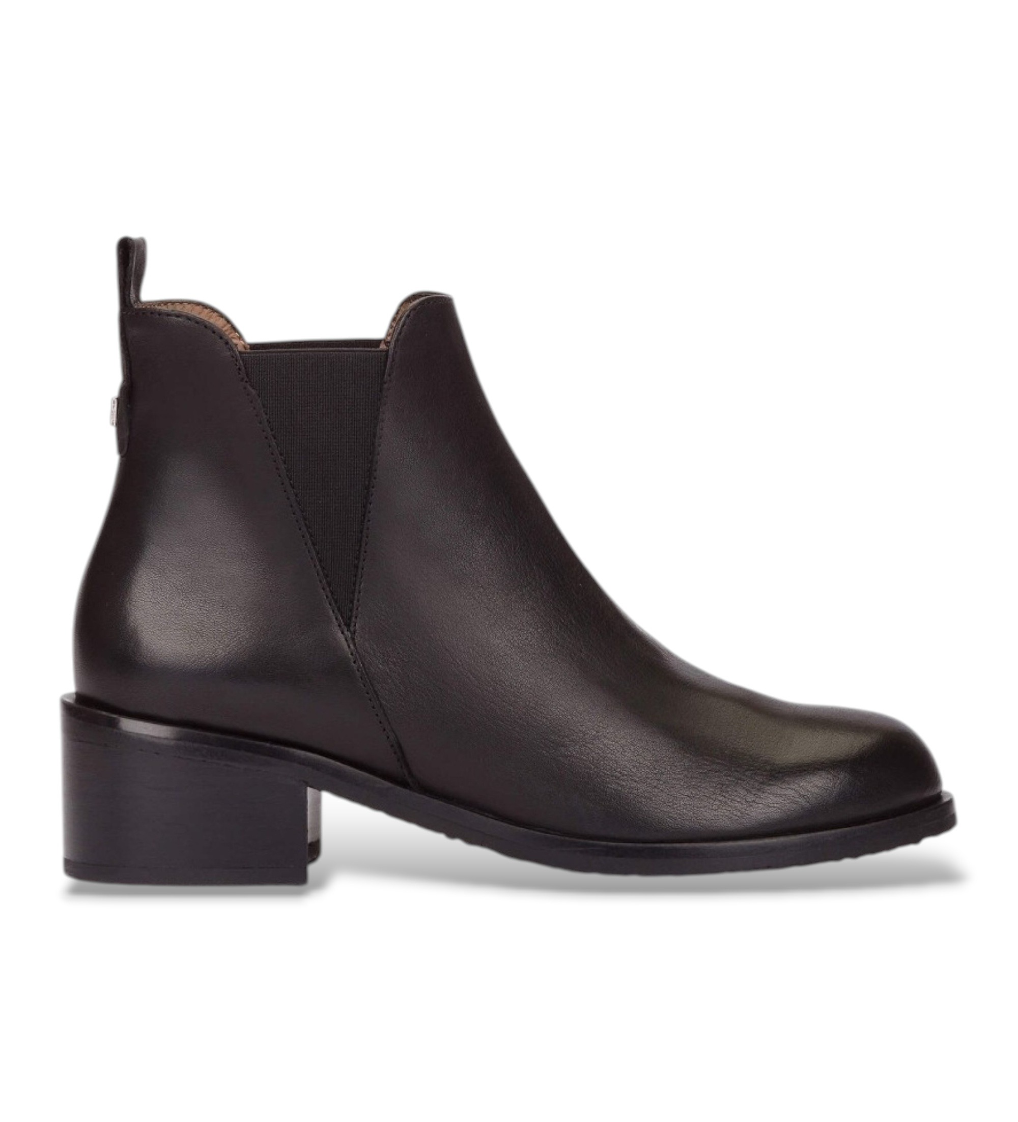 Wonders für Damen. D-2102_5511_5792 Stiefeletten aus Leder Crep 02 Schwarz (39), 3 bis 5 cm, Keine, Lässig