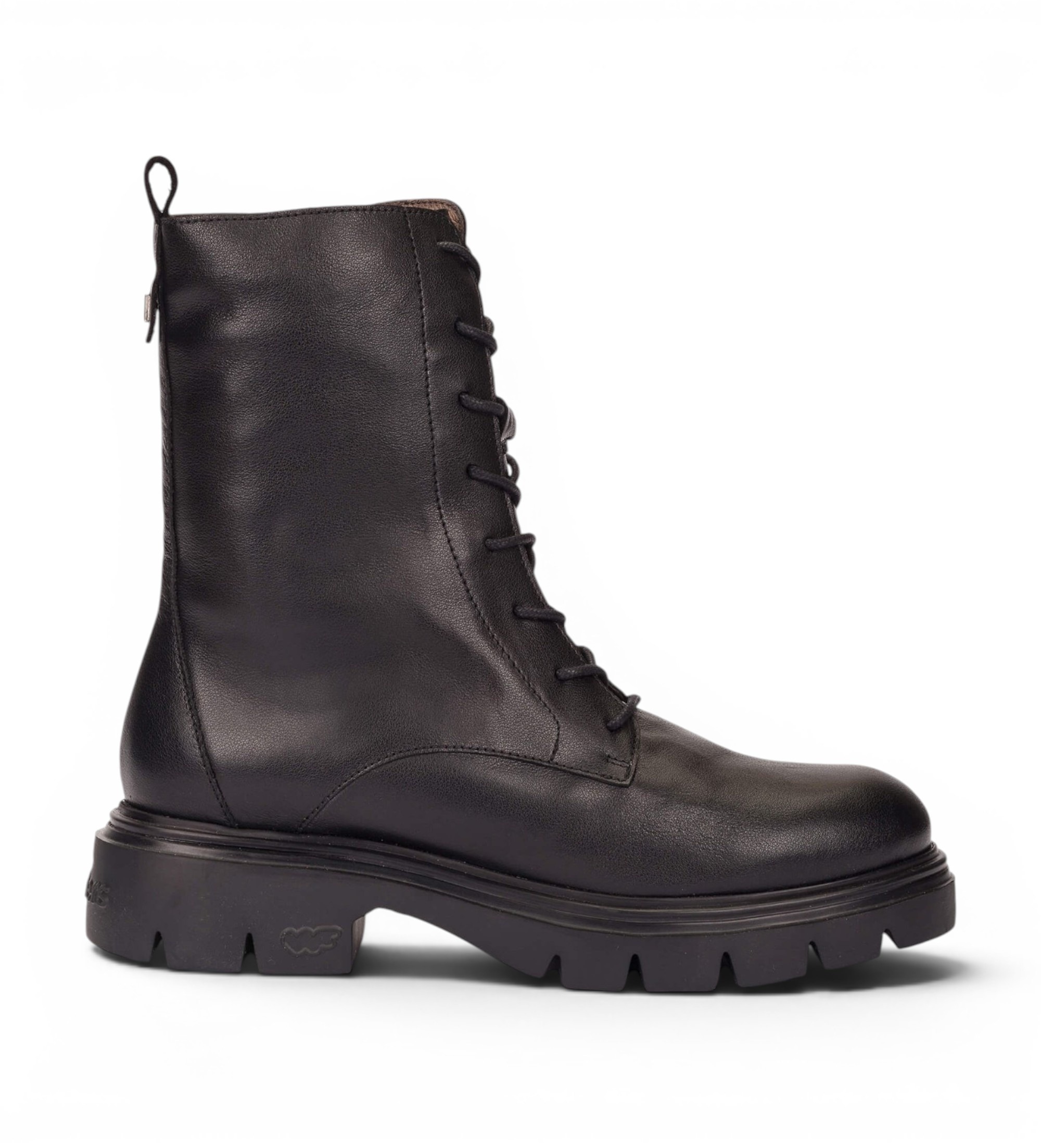 Wonders für Damen. A-4313 Leder-Stiefeletten Alice schwarz (41), Wohnung, Schnürsenkel, Lässig