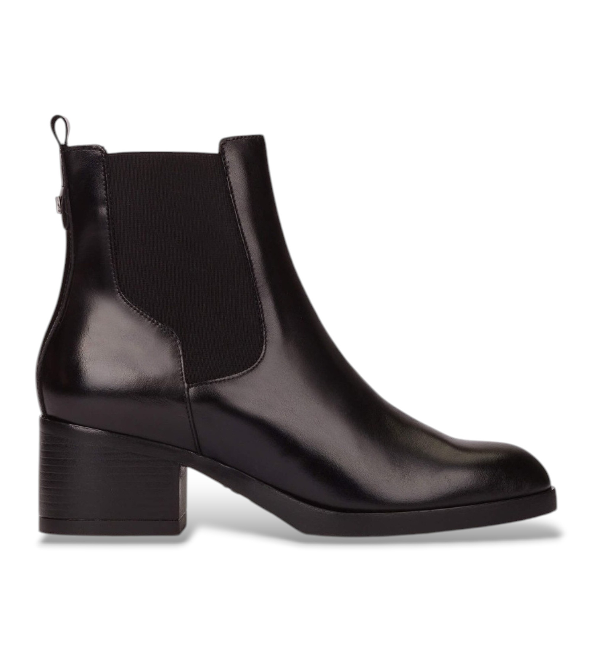 Wonders für Damen. G-6252_2763_5792 Leder-Stiefeletten Santafé 52 Schwarz (37), 3 bis 5 cm, Keine, Lässig