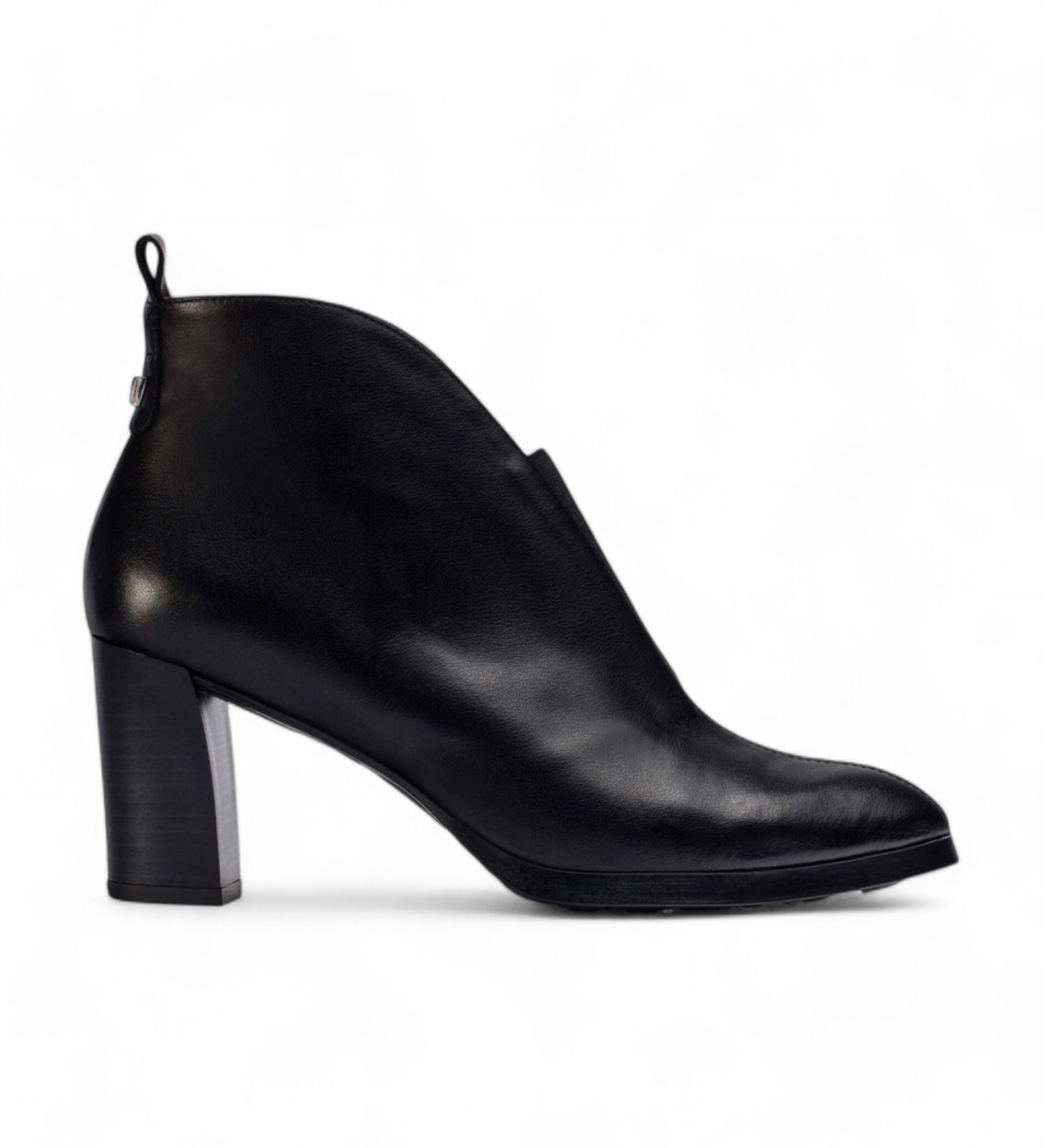 Wonders für Damen. L-1112_5121_5792 Sorrento Lederstiefelette schwarz (37), 5 bis 8 cm, Keine, Lässig