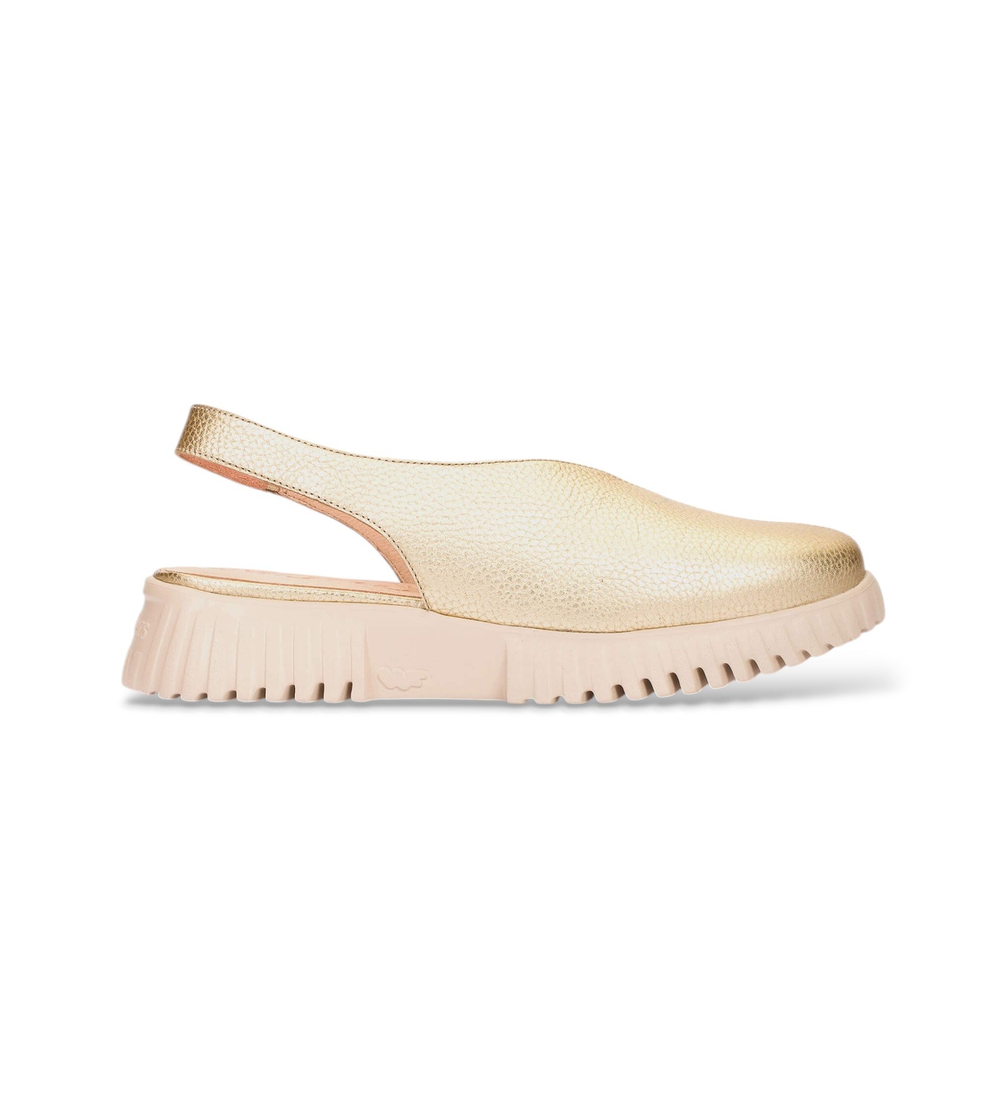 Wonders für Damen. A-4411 Flexfli11 goldene Lederschuhe (42), 3 bis 5 cm, Keine, Lässig