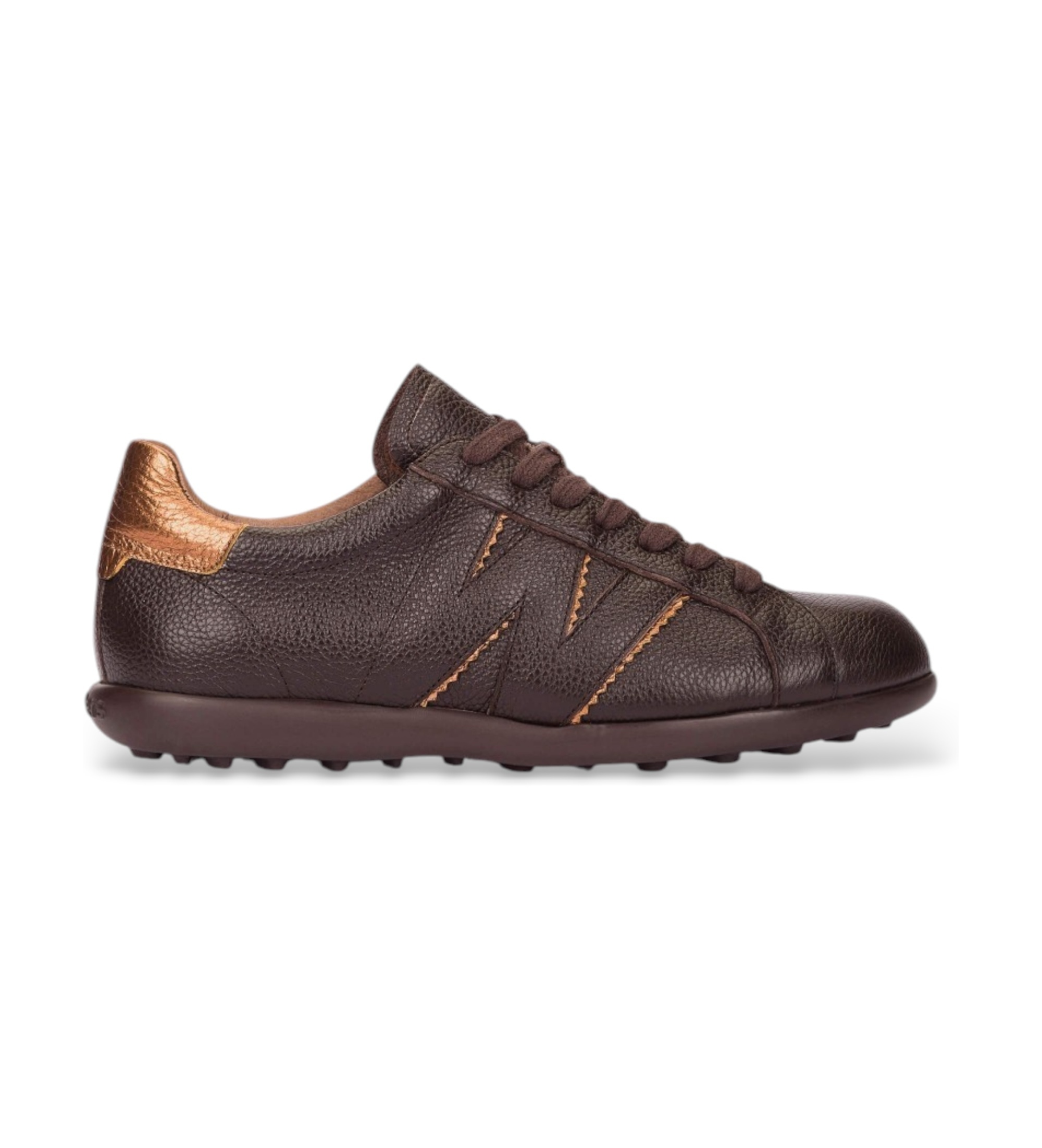 Wonders für Damen. A-5010_5743_12352 Flyfit 10 Ledersneaker Braun (37), Wohnung, Schnürsenkel, Lässig