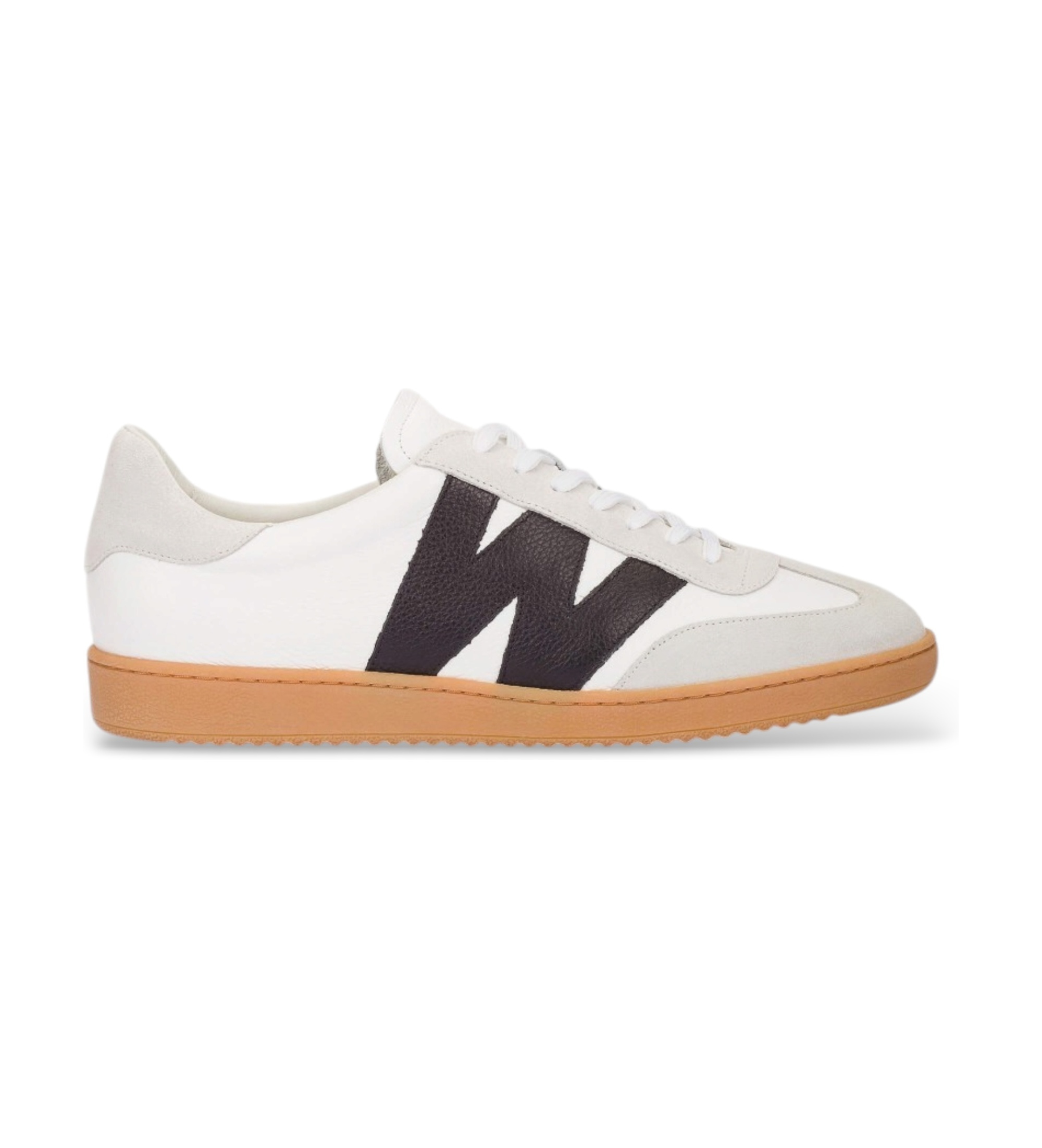 Wonders für Herren. CB-2111_941_6338 Kai 11 Sneaker aus Leder Weiß (41), Wohnung, Spaltleder, Schnürsenkel, Lässig