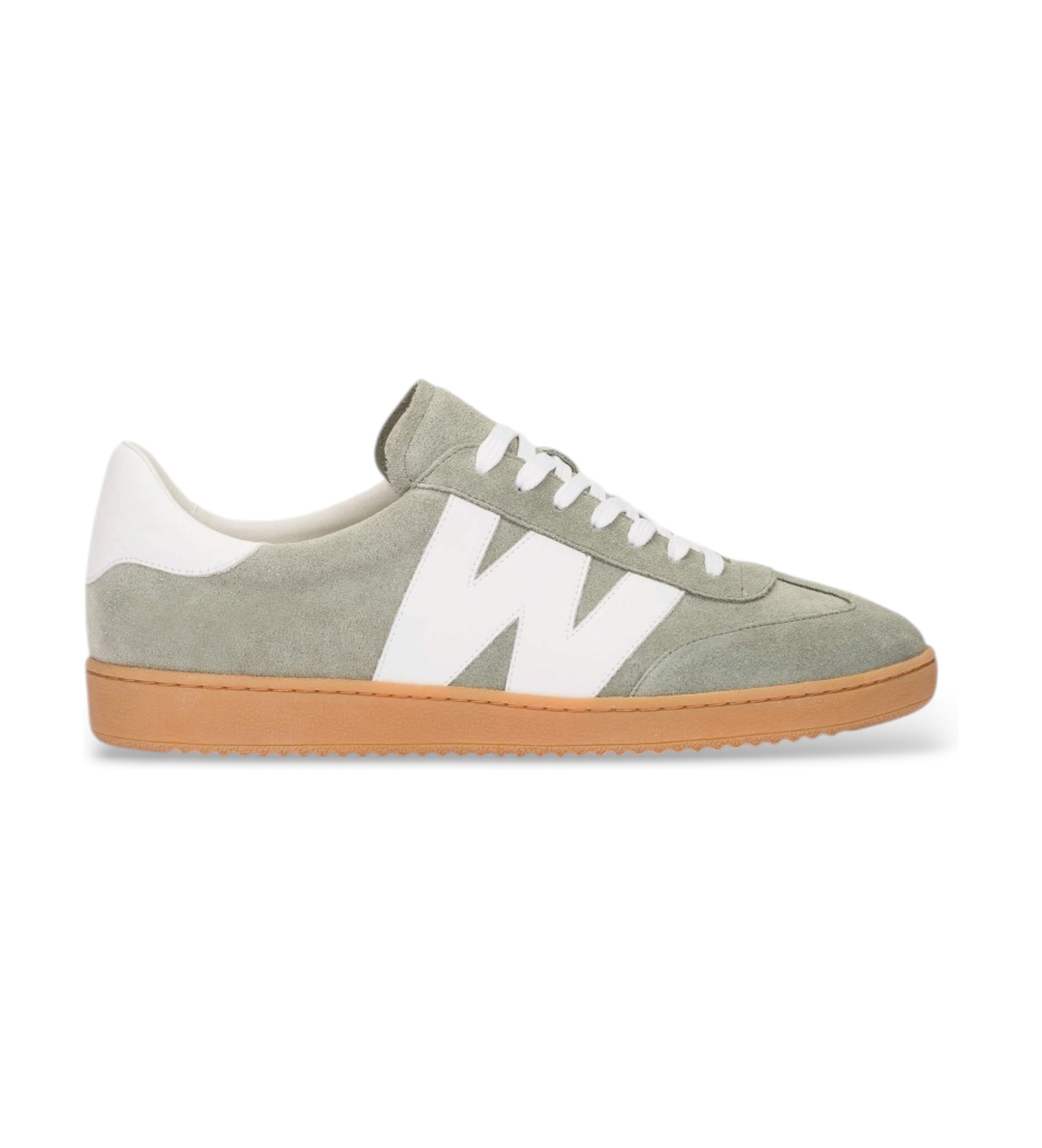 Wonders für Herren. CB-2111_941_5059 Kai 11 Sneaker aus Leder Grün (41), Wohnung, Spaltleder, Schnürsenkel, Lässig