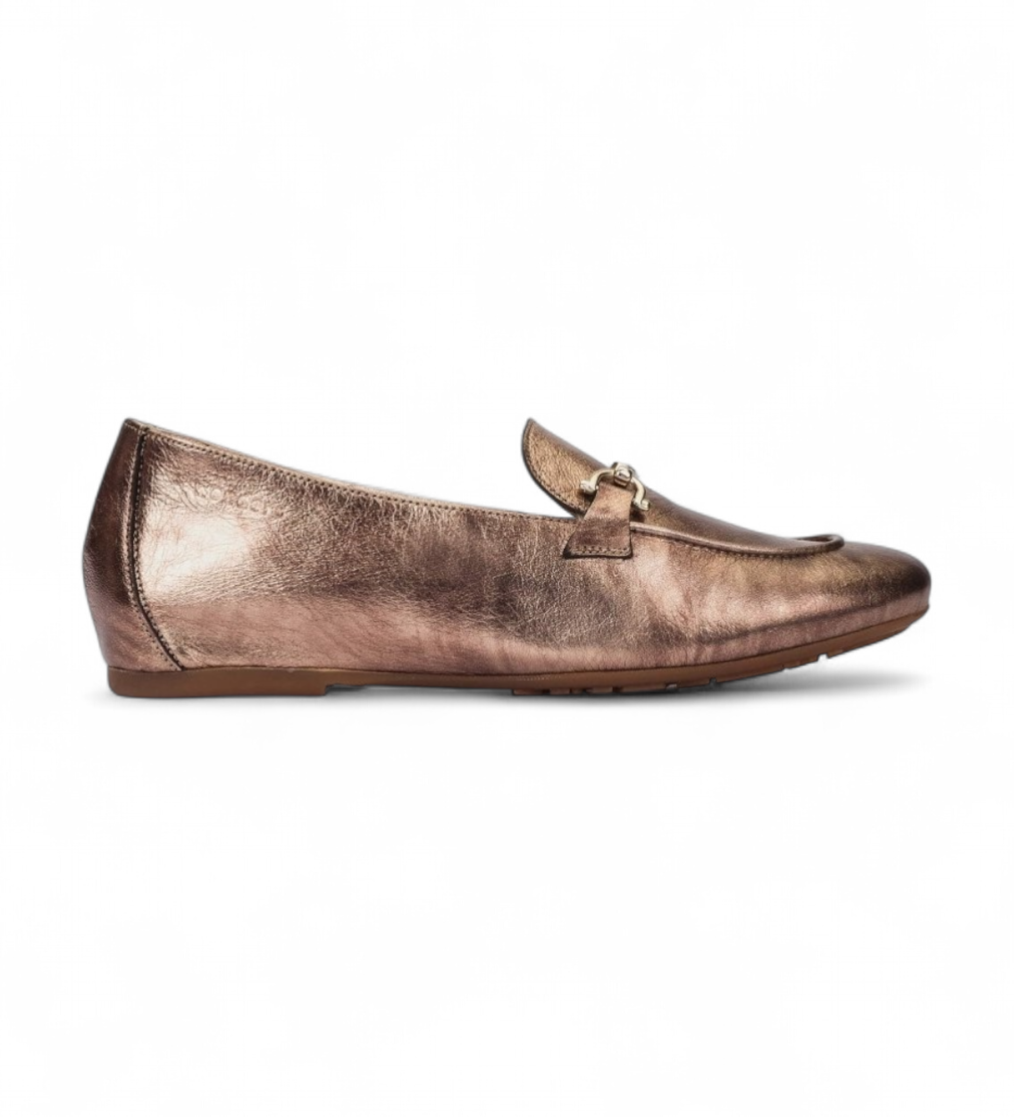 Wonders für Damen. A-4111_5642_6509 Leder Mokassins Grace 11 bronze (38), Wohnung, Keine, Lässig, Klassisch
