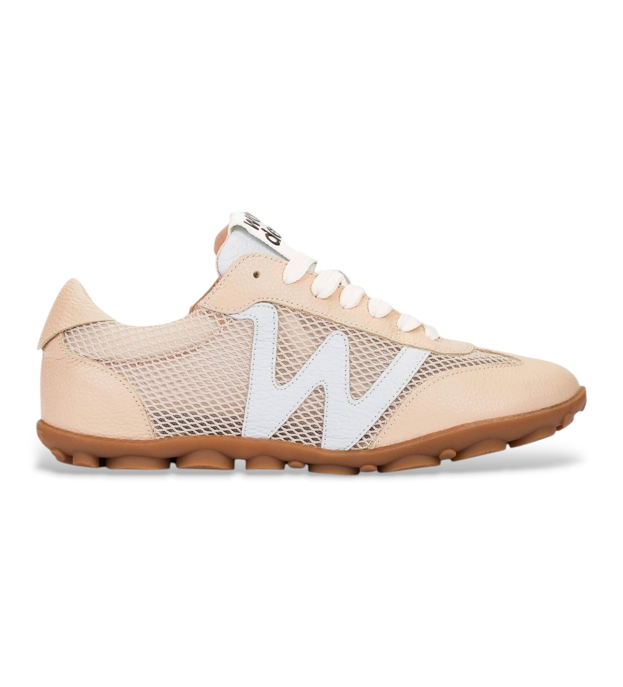 Wonders für Damen. AP-2101_941_12258 Leder Turnschuhe Nysa01 beige (38), Wohnung, Schnürsenkel, Lässig