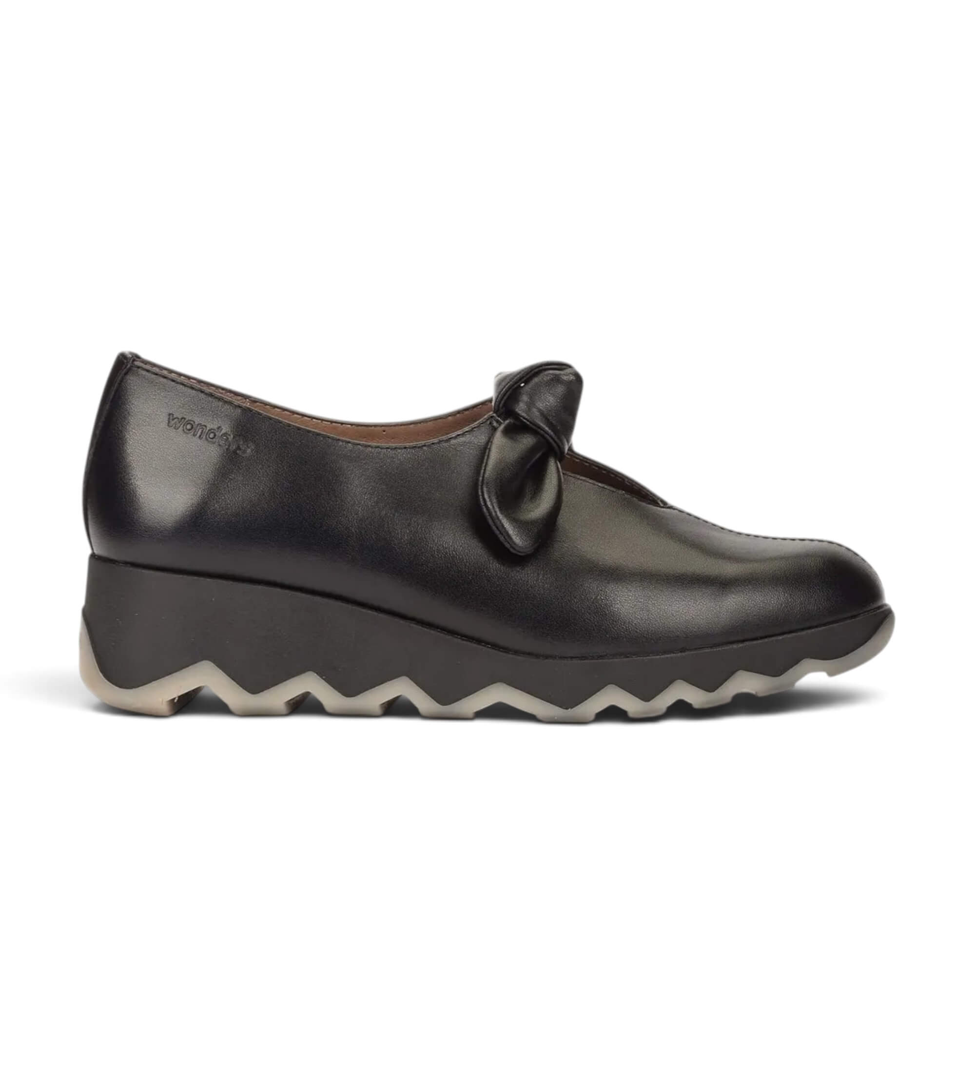 Wonders für Damen. C-7611 Lederschuhe Simon 11 schwarz (41), Wohnung, Schnürsenkel, Lässig