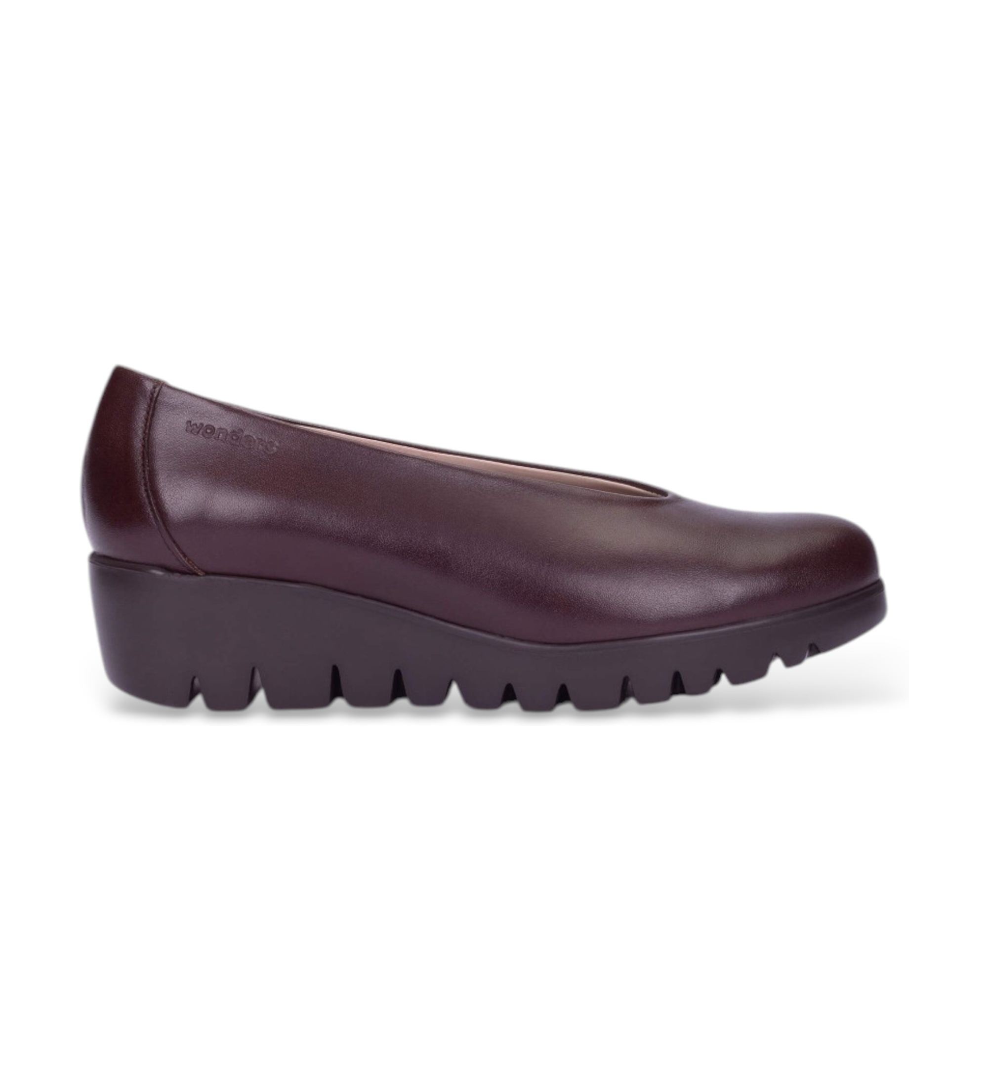 Wonders für Damen. C-33100_2525_9332 Schuhe aus Leder FLY 100 Braun (38), 3 bis 5 cm, Keine, Lässig