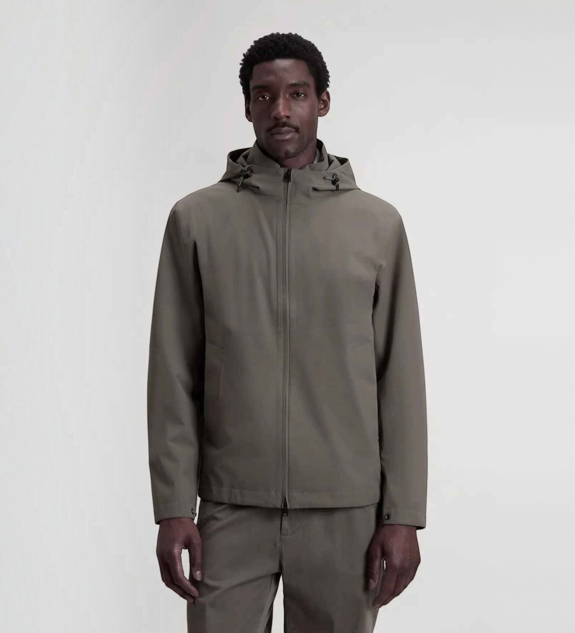 Woolrich für Herren. CFWOOU2130MRUT4018 Jacke Pacific aus zweilagigem Stoff grau (M), Lässig, Polyester