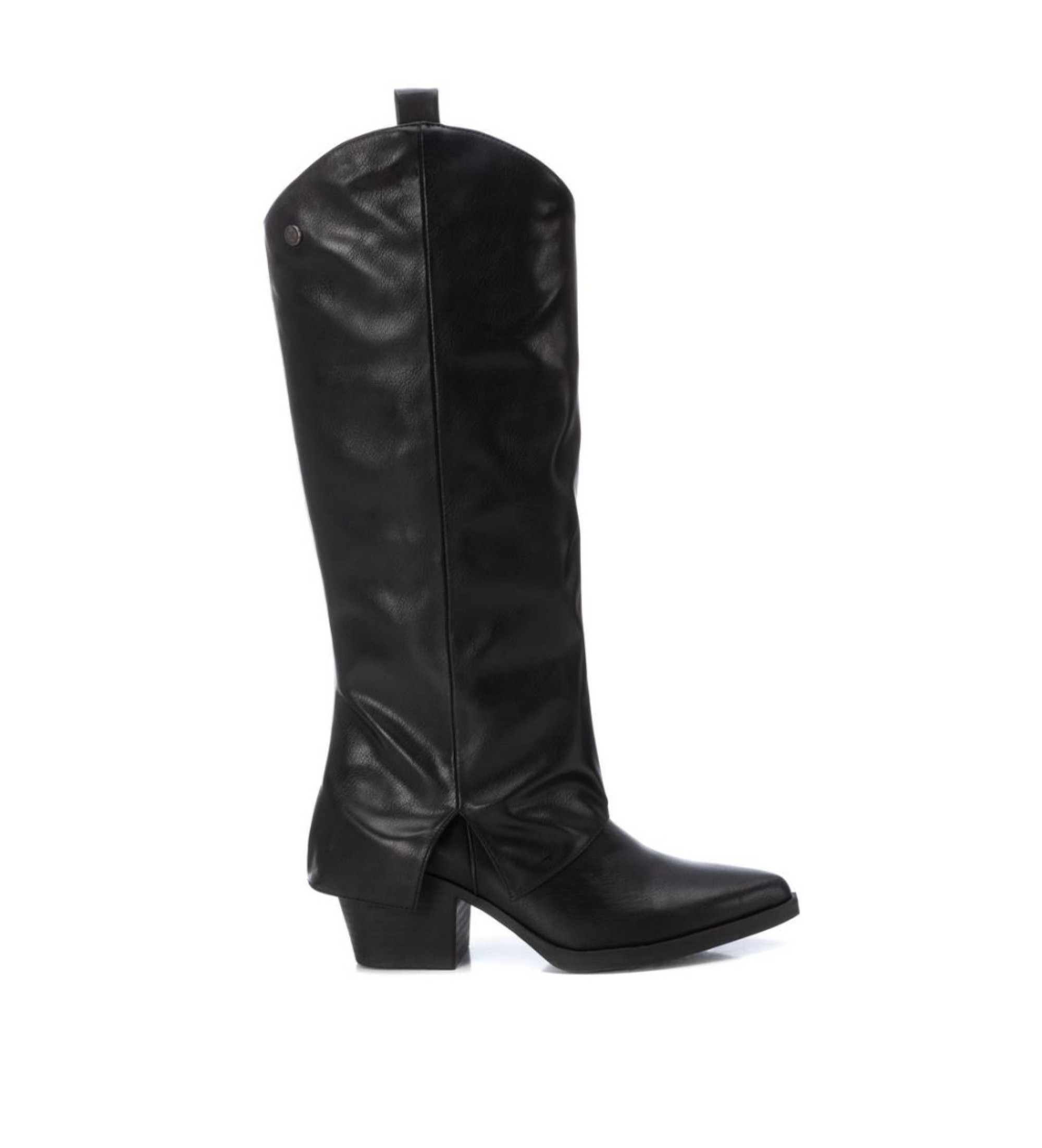Xti für Damen. 14341603-NEGRO Stiefel 143416 Schwarz (38), 5 bis 8 cm, Reißverschluss, Lässig
