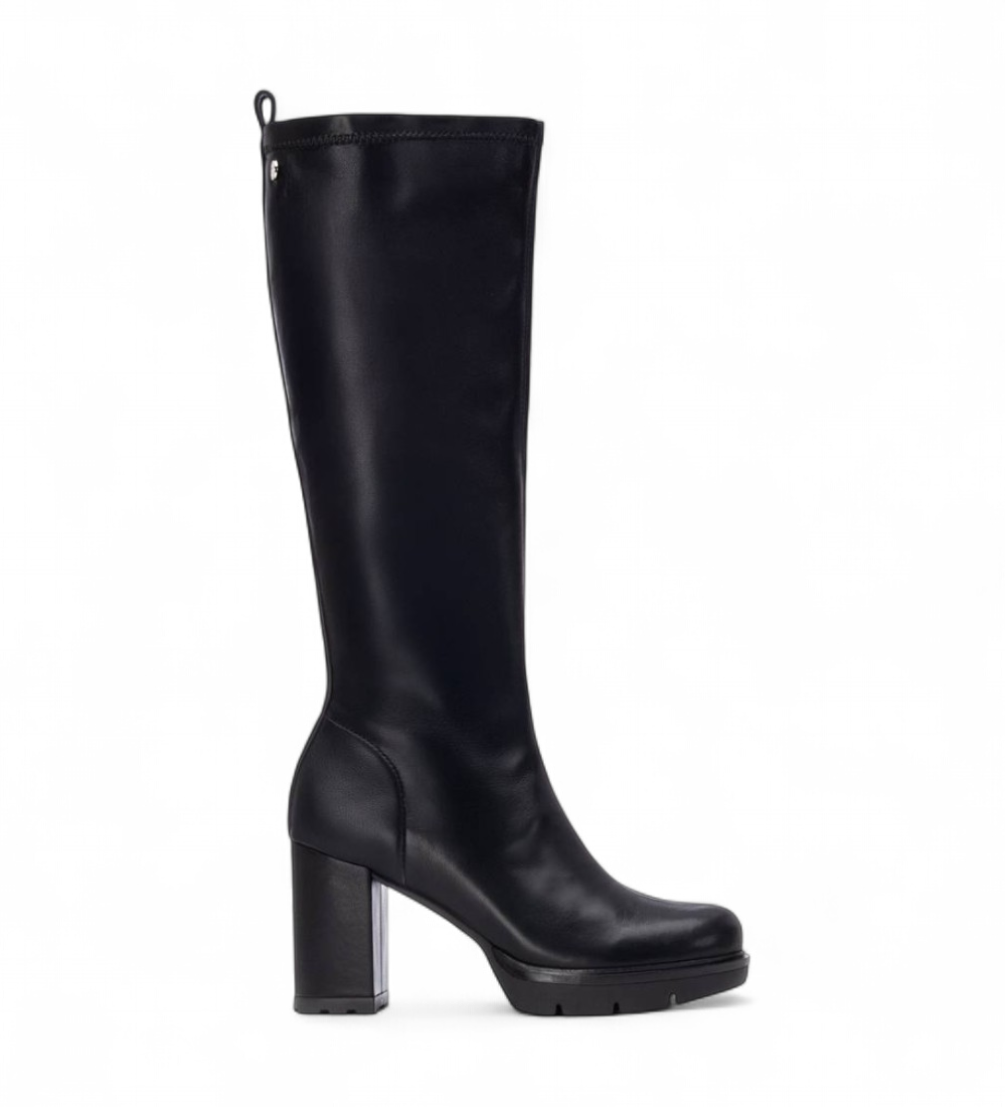 Xti für Damen. 14473601-NEGRO Stiefel 144736 schwarz (35), 5 bis 8 cm, Reißverschluss, Lässig