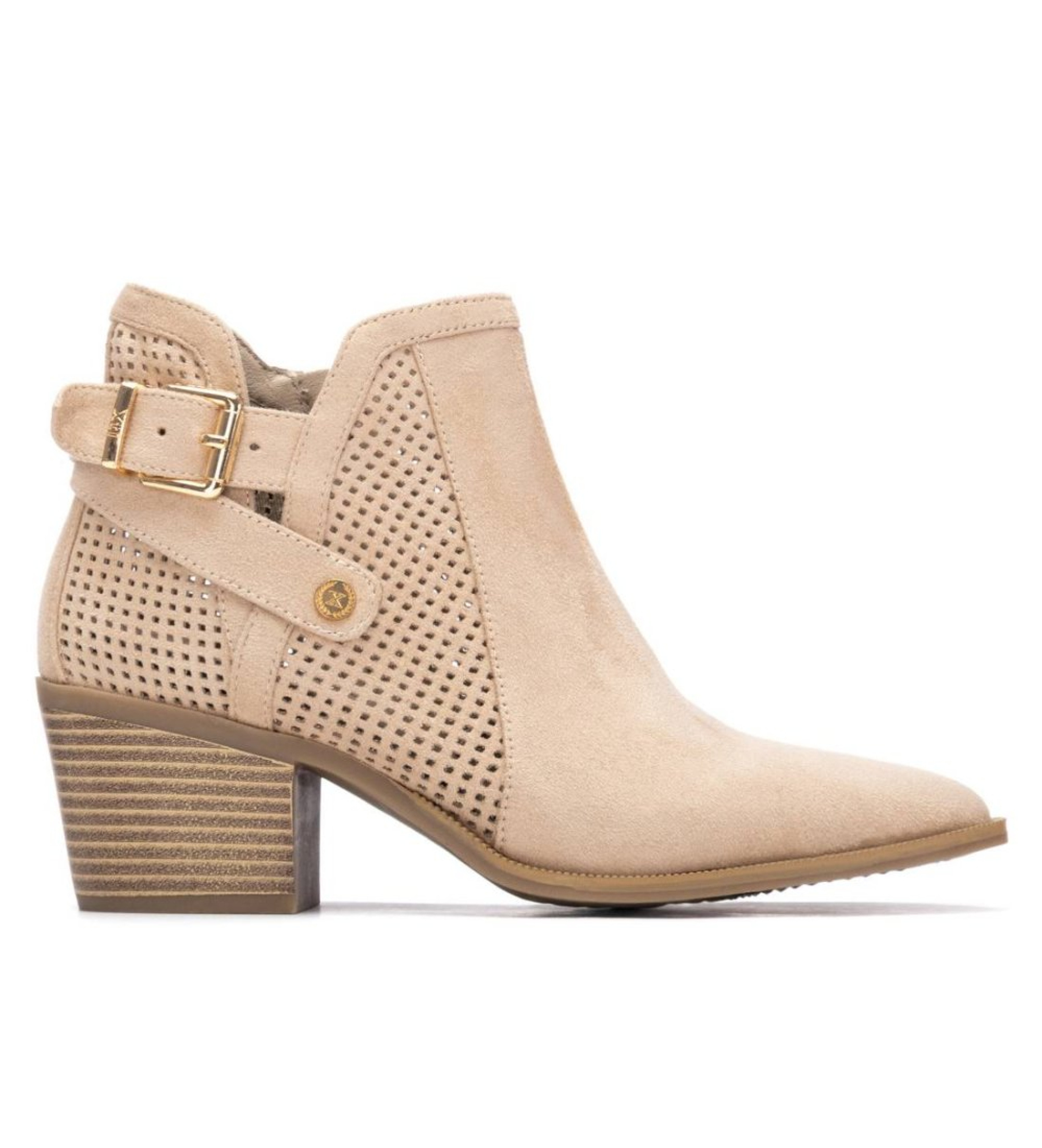 Xti für Damen. 14526502-BEIGE Stiefelette 145265 beige (41), Wohnung, Keine, Lässig
