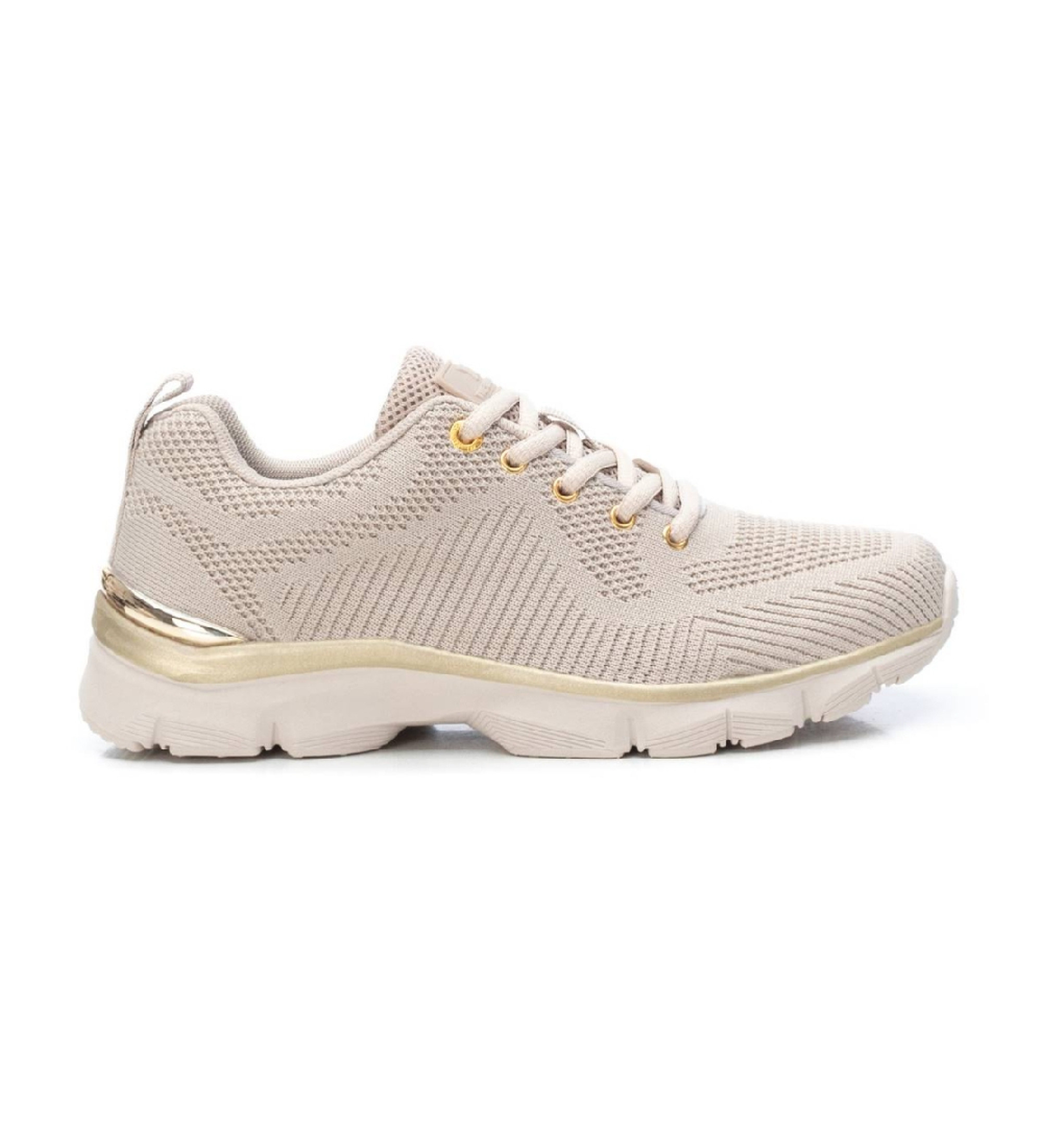 Xti für Damen. 14151303-BEIGE Turnschuhe 141513 beige (40), Wohnung, Schnürsenkel, Lässig