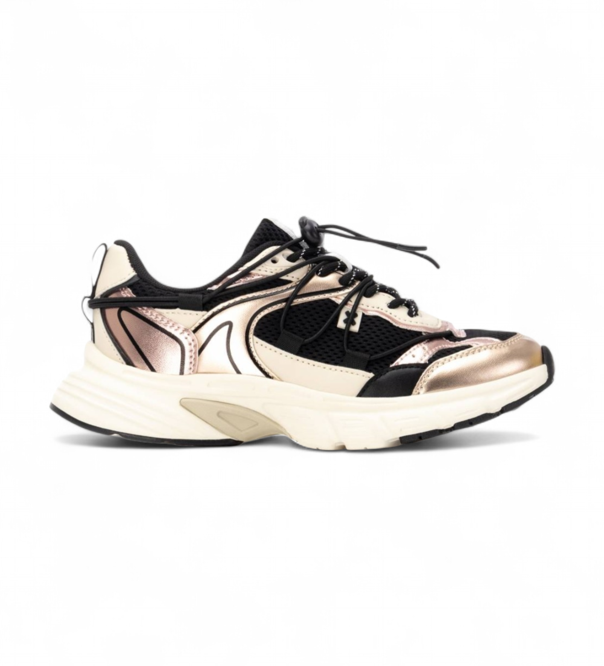 Xti für Damen. 14453401-NEGRO Turnschuhe 144534 schwarz (37), Wohnung, Schnürsenkel, Lässig