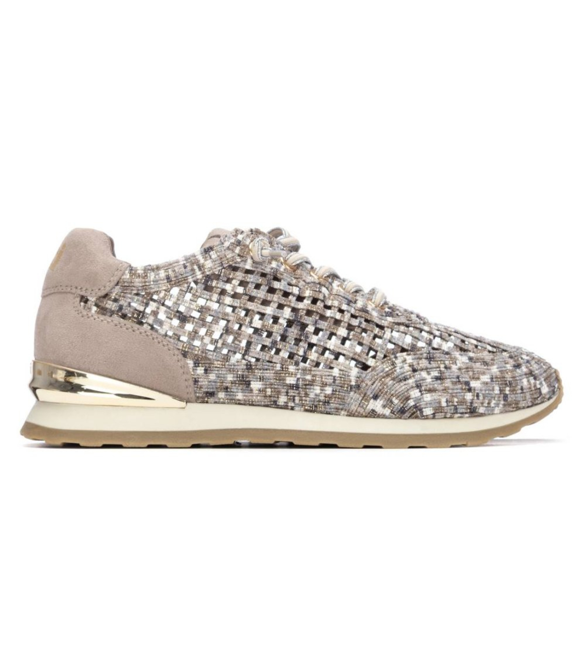 Xti für Damen. 14519604-TAUPE Turnschuhe 145196 taupe (38), Wohnung, Schnürsenkel, Lässig