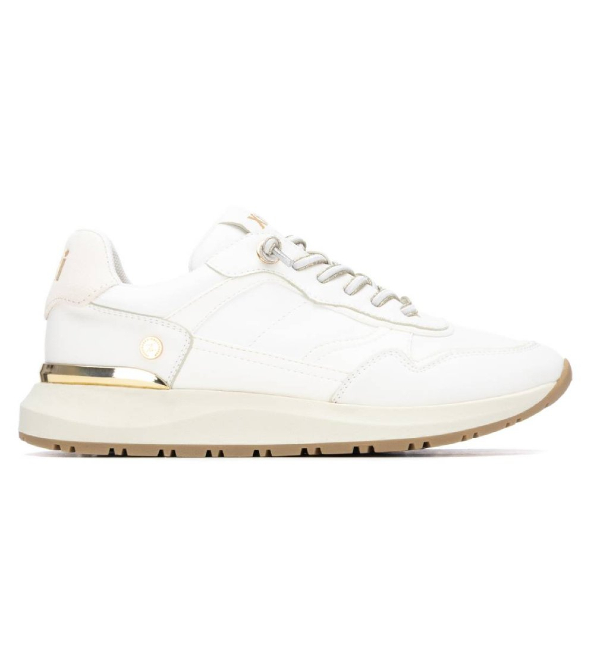 Xti für Damen. 14520104-BLANCO Turnschuhe 145201 weiß (39), Wohnung, Schnürsenkel, Lässig