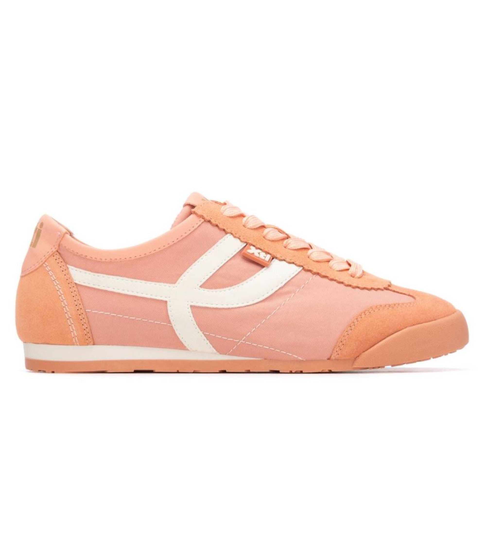 Xti für Damen. 14521802-CORAL Turnschuhe 145218 korallenrot (36), Wohnung, Schnürsenkel, Lässig
