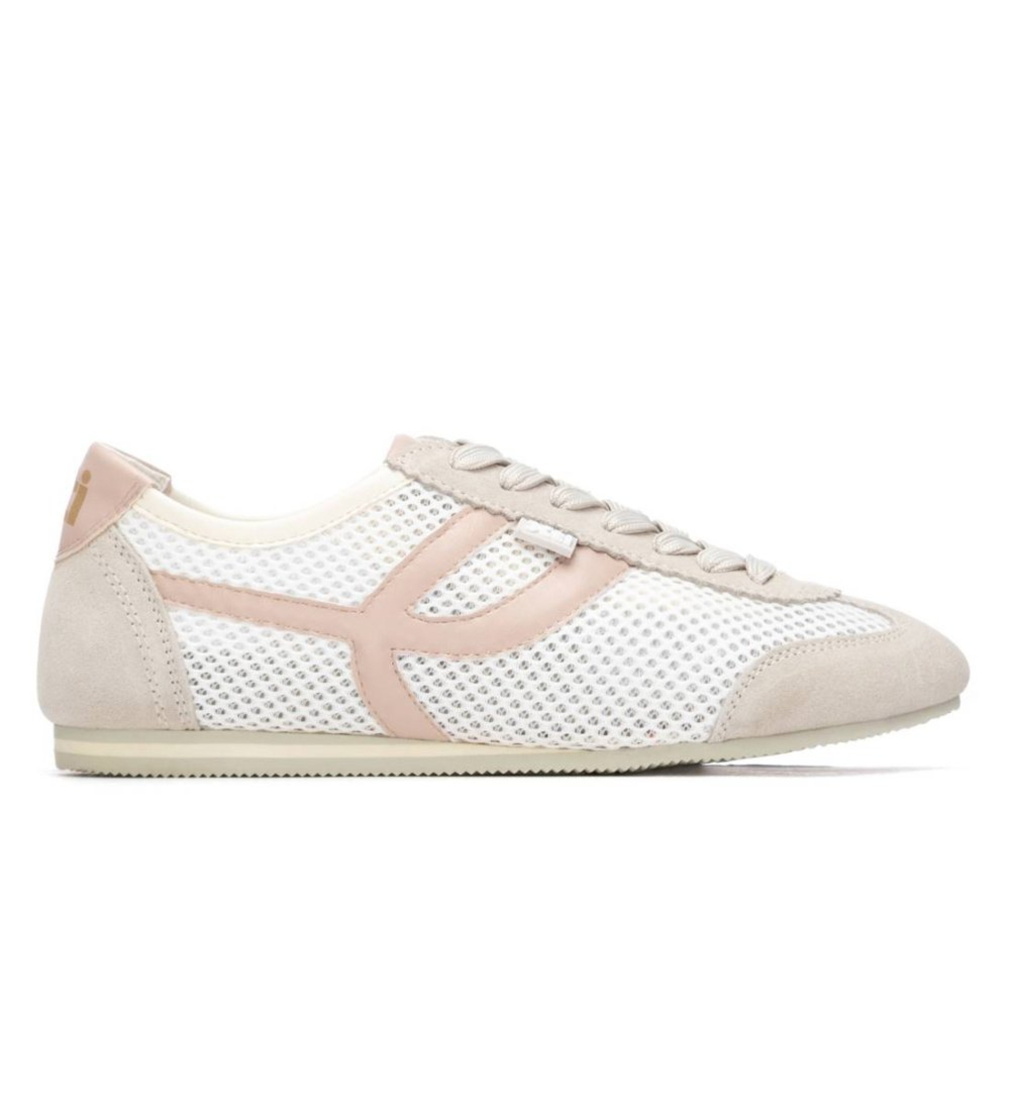 Xti für Damen. 14522908-HIELO Turnschuhe 145229 weiß (36), Stoff, Wohnung, Schnürsenkel, Lässig