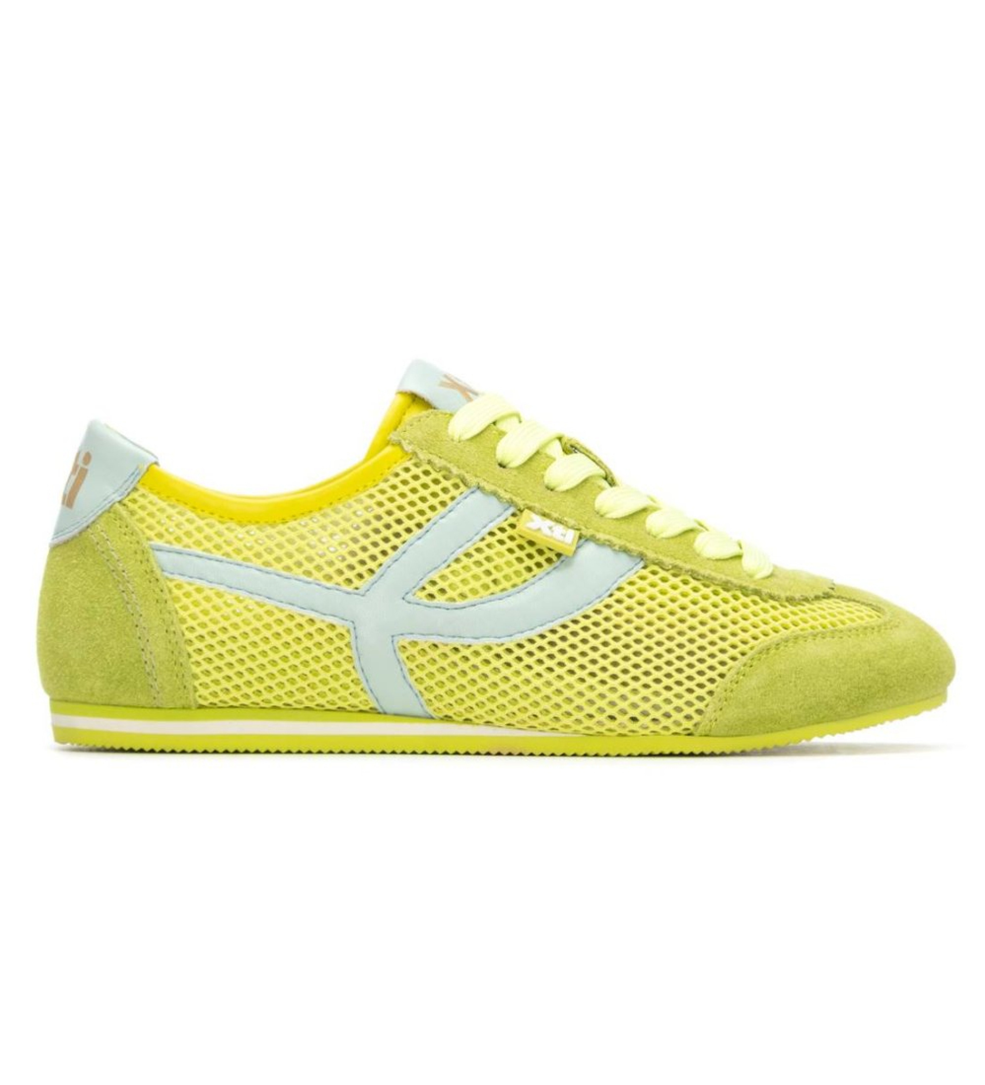Xti für Damen. 14522912-PISTACHO Turnschuhe 145229 grün (40), Wohnung, Schnürsenkel, Lässig