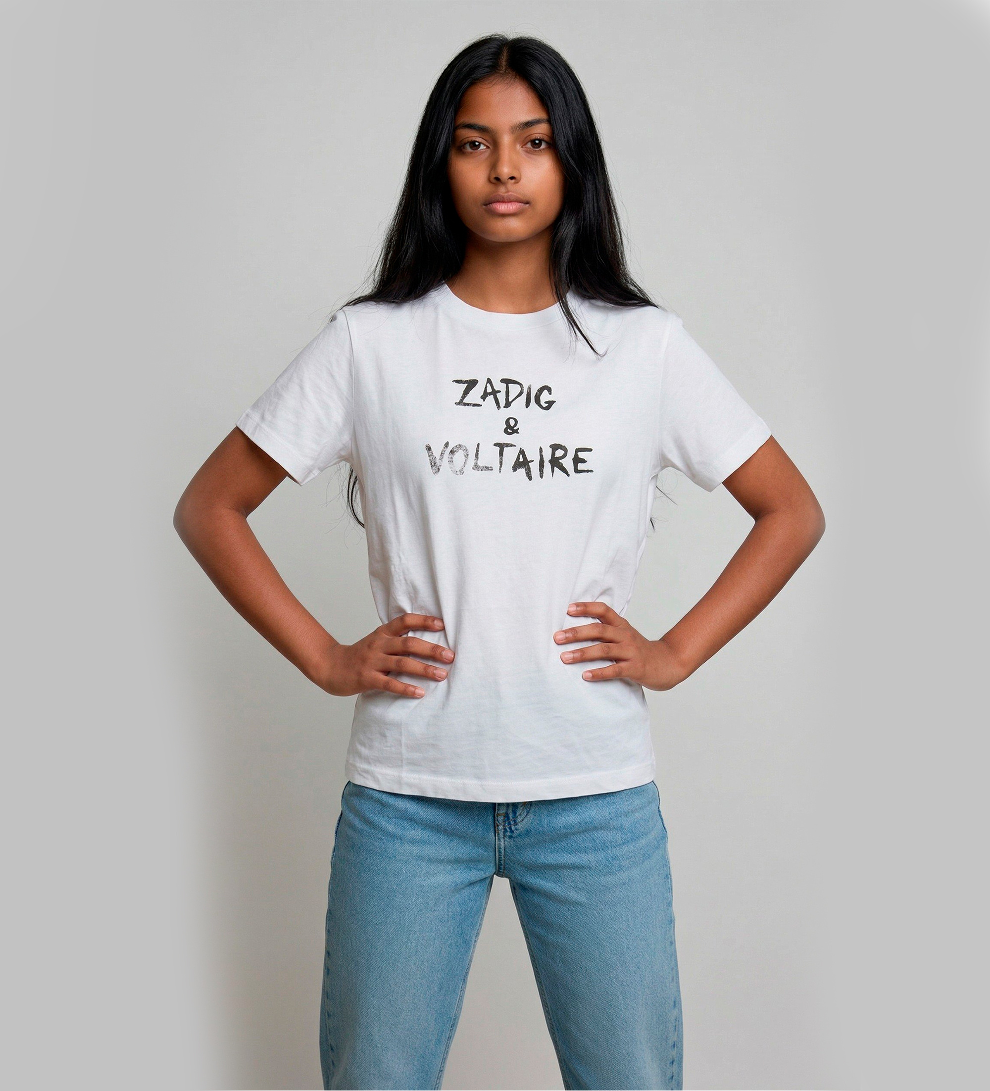Zadig & Voltaire Unisex für Kinder. X60628 M.C. T-shirt weiß (10 Años), Lässig, Baumwolle, Kurzarm, Kinderbekleidung