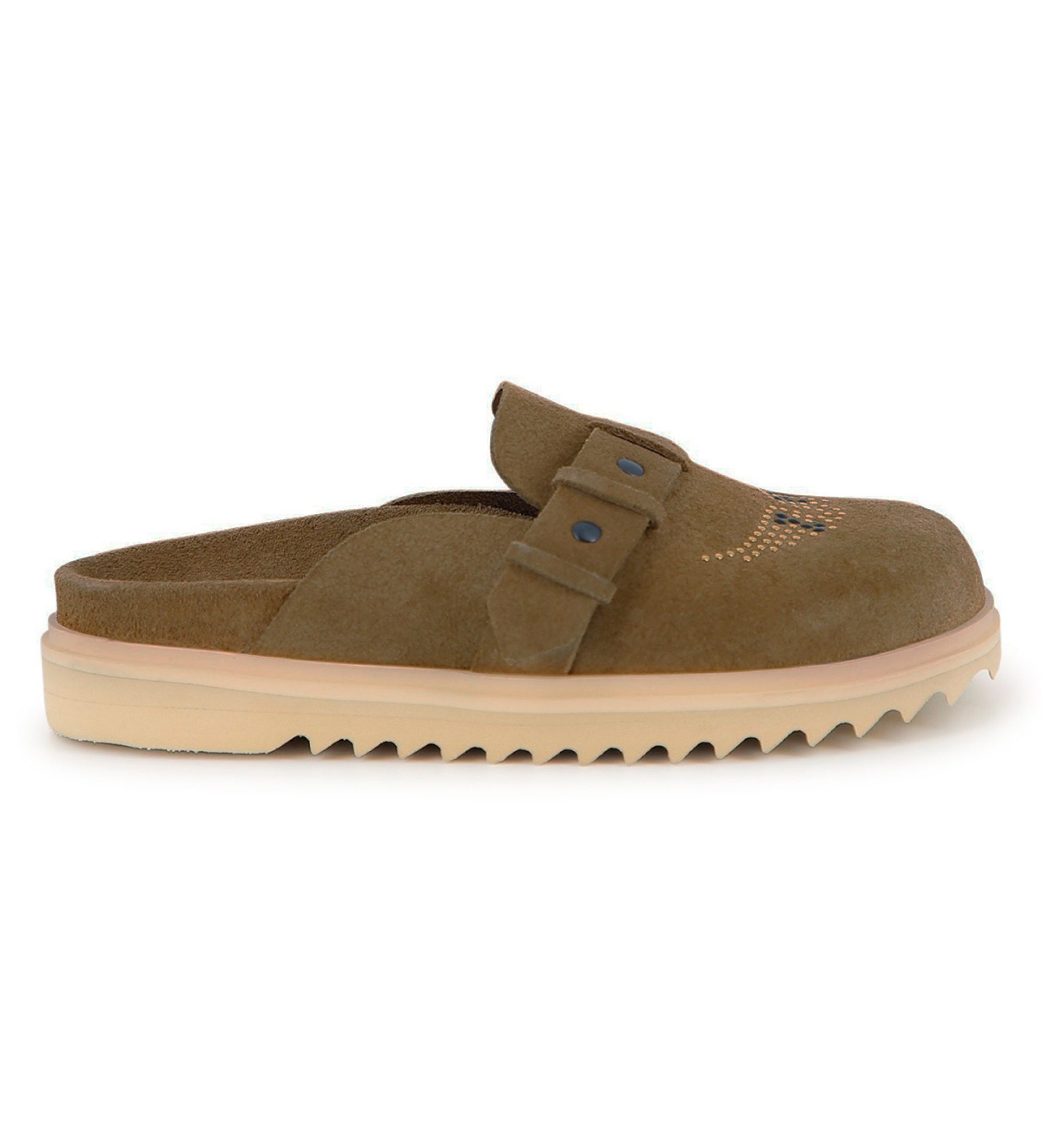 Zadig & Voltaire für Mädchen. X60604 Clogs aus graubraunem Wildleder (36), Wohnung, Keine, Lässig, Kinderbekleidung