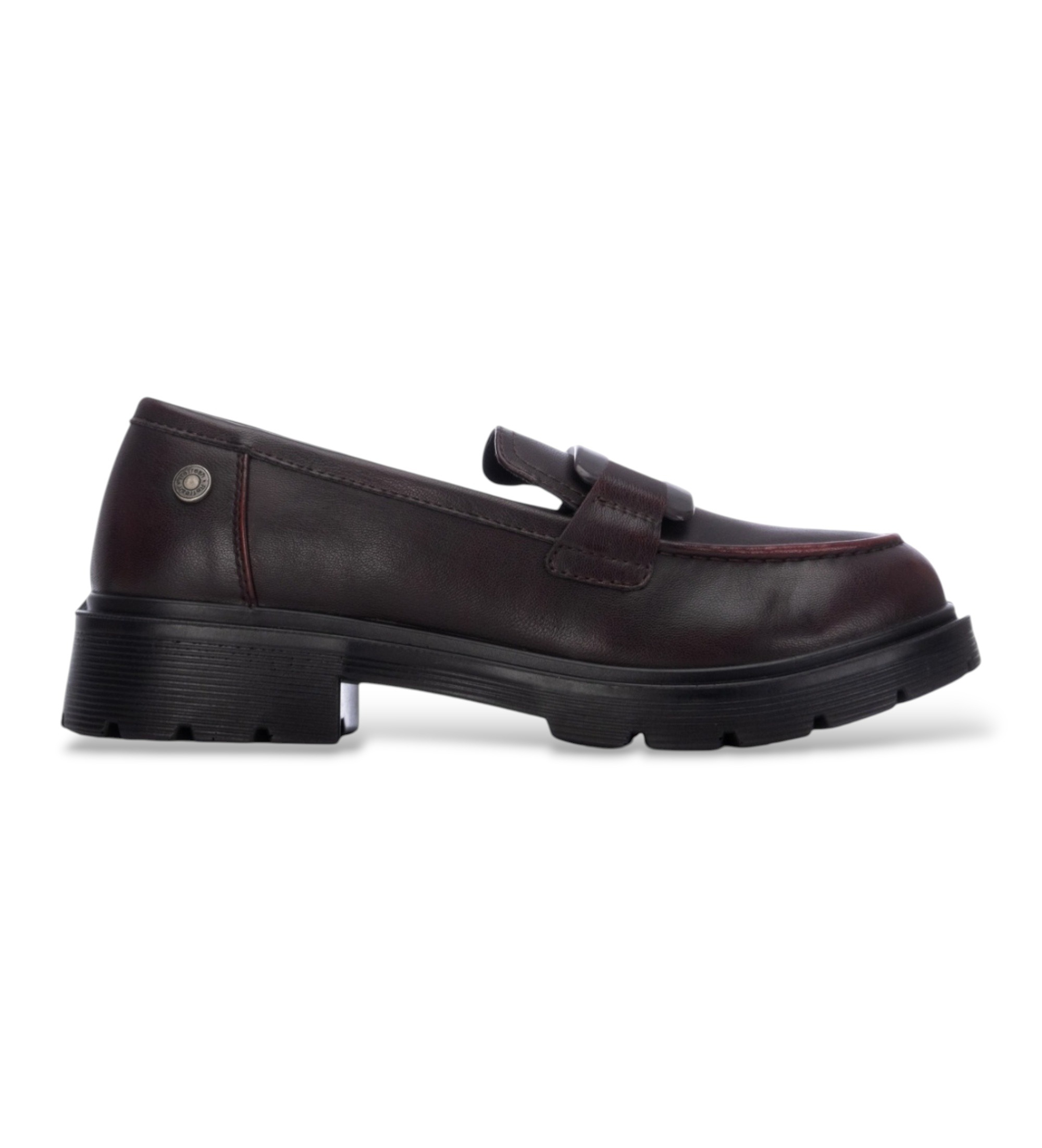 Refresh für Damen. 17607902-BURDEOS Mokassins 176079 bordeaux (36), 3 bis 5 cm, Keine, Lässig, Klassisch