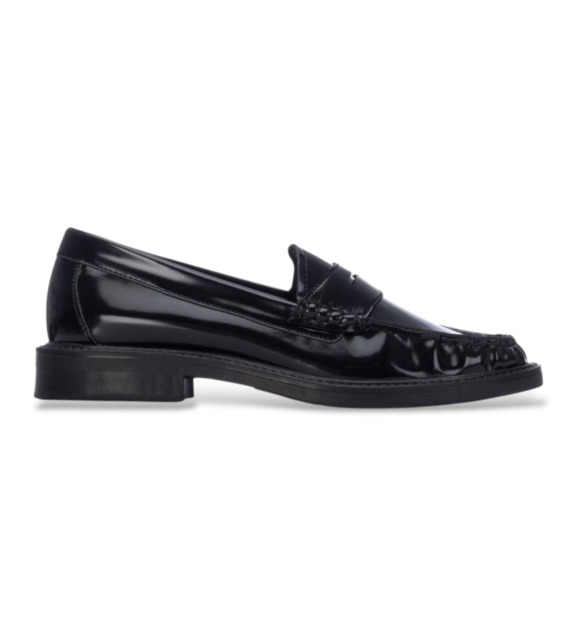 Xti für Damen. 14602101-NEGRO Mokassins 146021 schwarz (37), 1 bis 3 cm, Keine, Lässig, Klassisch
