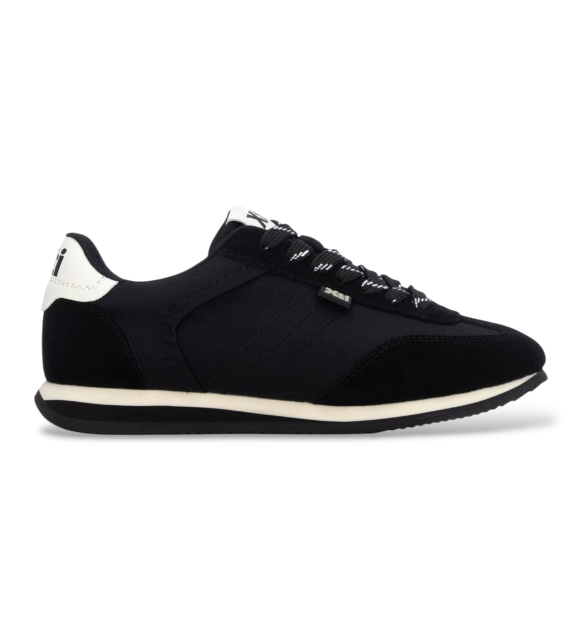 Xti für Damen. 14614904-NEGRO Sneaker 146149 schwarz (40), Wohnung, Schnürsenkel, Lässig