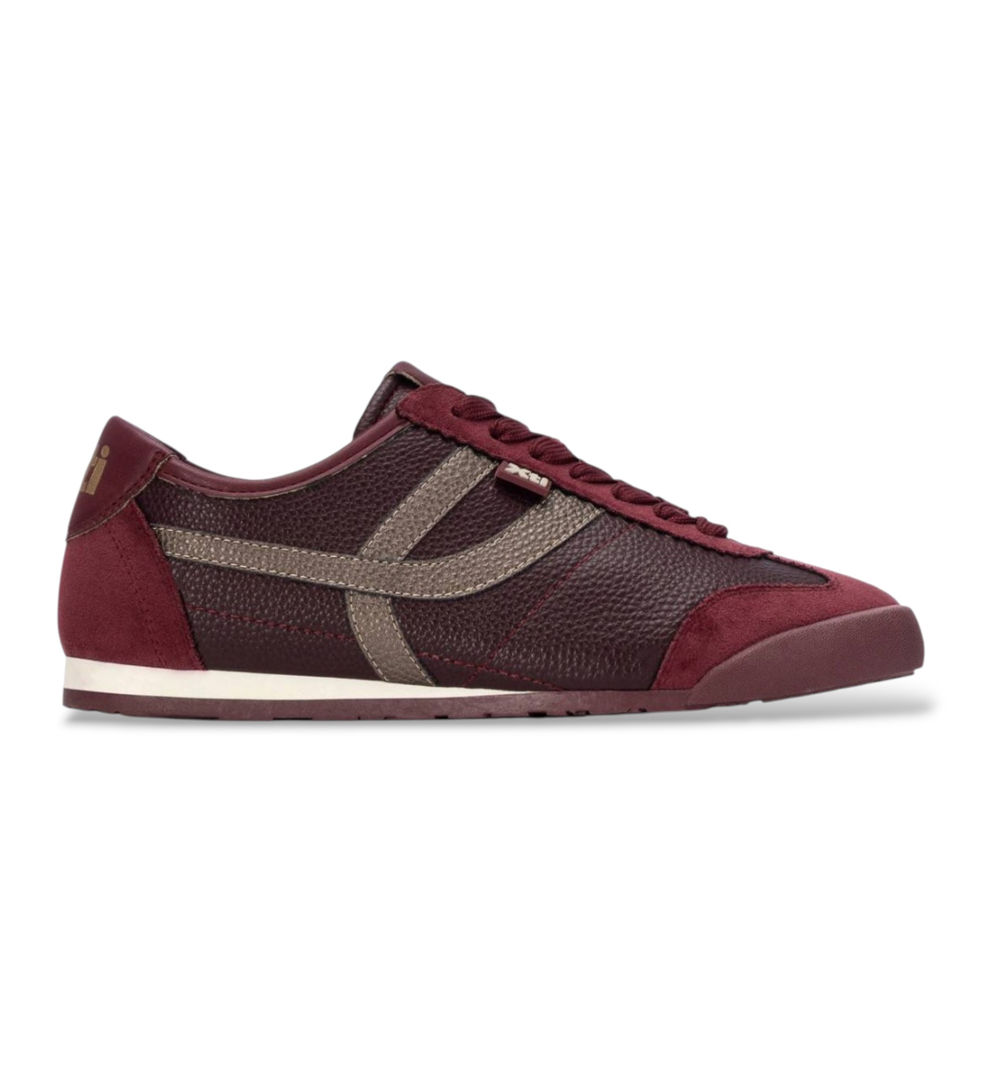 Xti für Damen. 14615702-BURDEOS Turnschuhe 146157 granatrot (39), Wohnung, Schnürsenkel, Lässig, Kastanienbraun