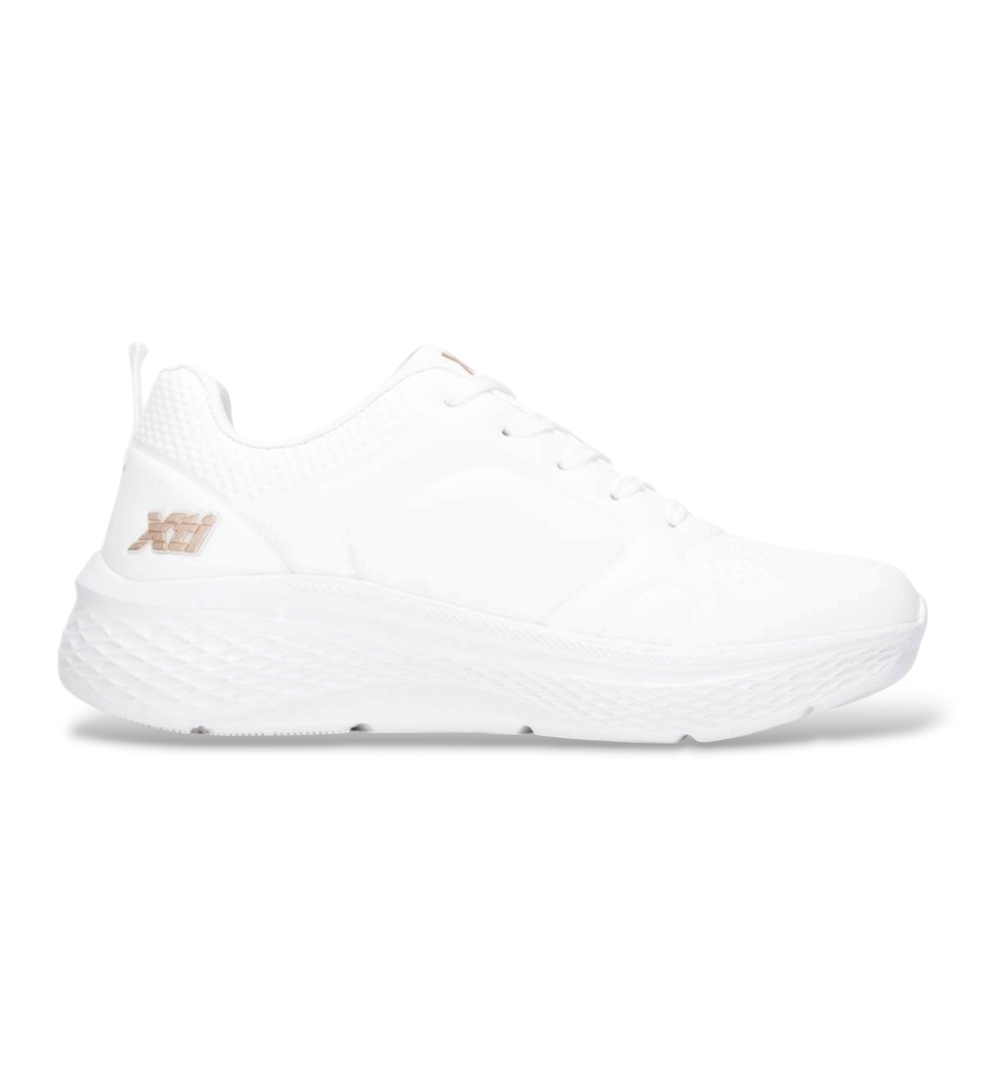 Xti für Damen. 14627102-BLANCO Sneaker 146271 weiß (38), Wohnung, Schnürsenkel, Lässig