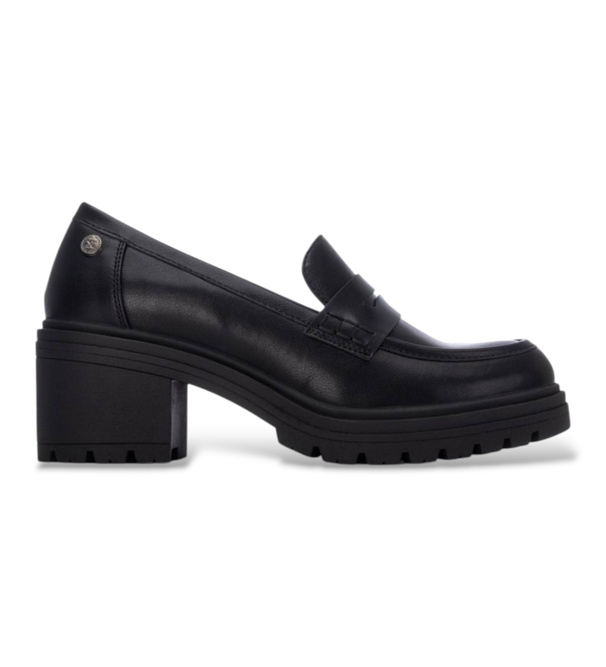 Xti für Damen. 14629801-NEGRO Mokassins 146298 schwarz (41), 5 bis 8 cm, Keine, Lässig, Klassisch
